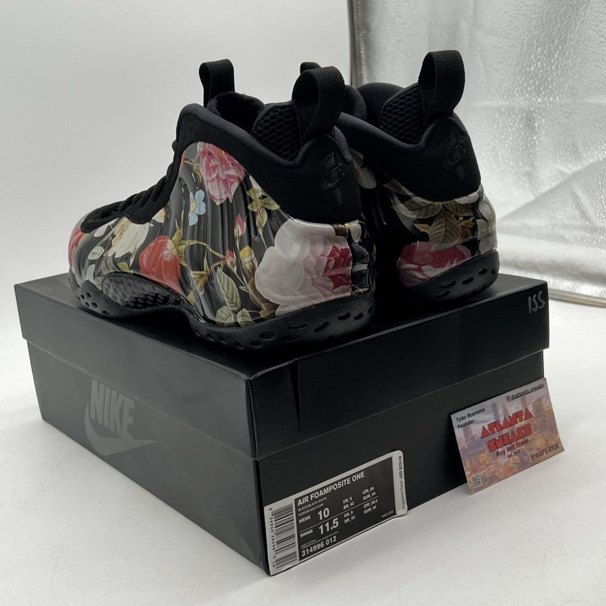 Nike Air Foamposite one floral Size US 10 / EU 43 - 4 Thumbnail