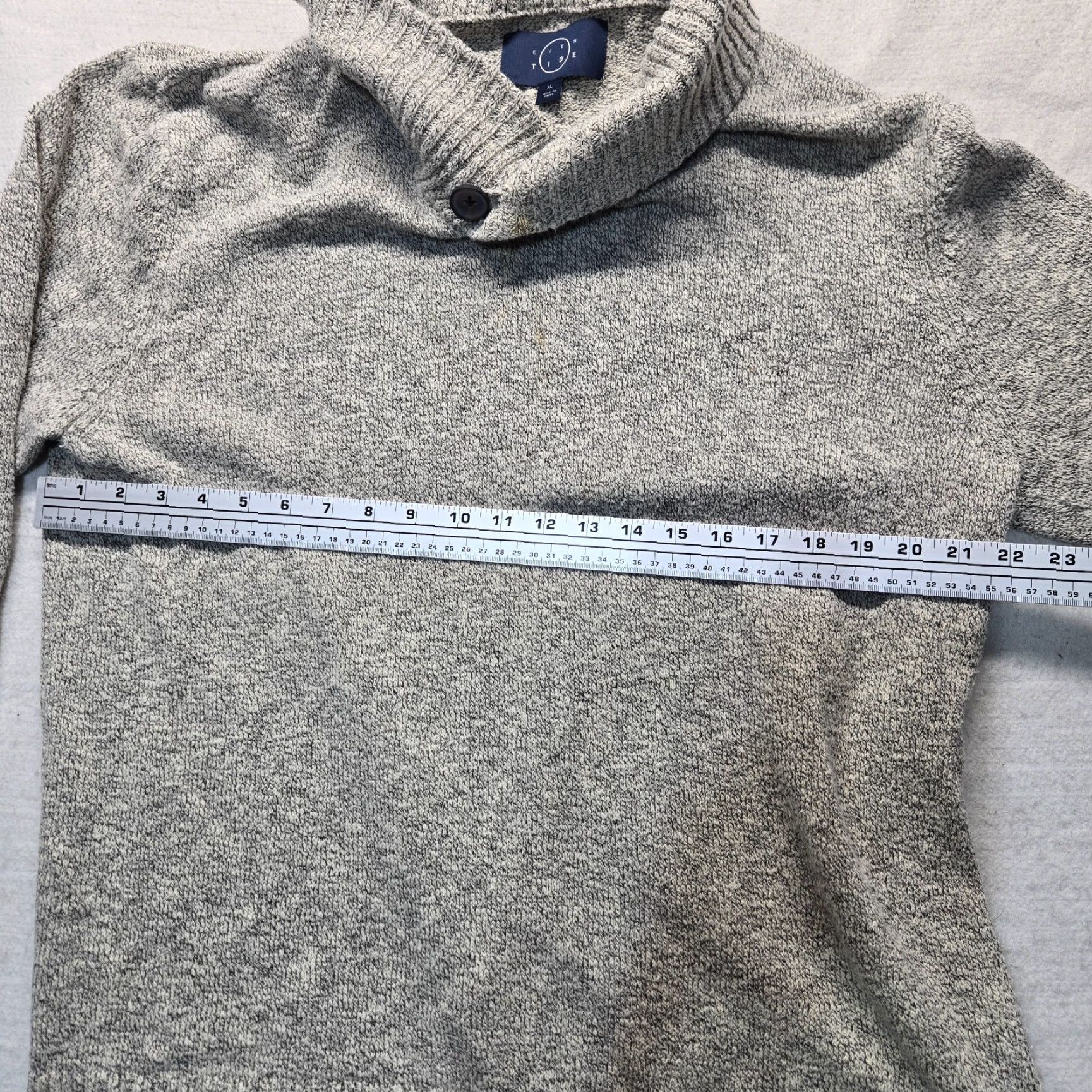 Vintage Even Gray Long Sleeve Cowl Neck Knitted Pullover Sweater Women XL Size XL / US 12-14 / IT 48-50 - 3 Thumbnail