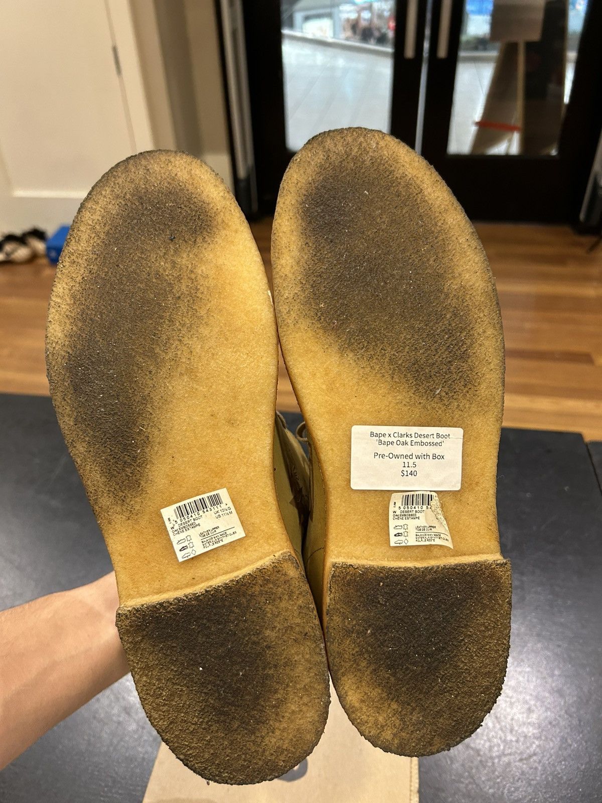 Bape × Clarks Bape X Clarks Desert Boot ‘Bape Oak Embossed Size US 11.5 / EU 44-45 - 5 Thumbnail