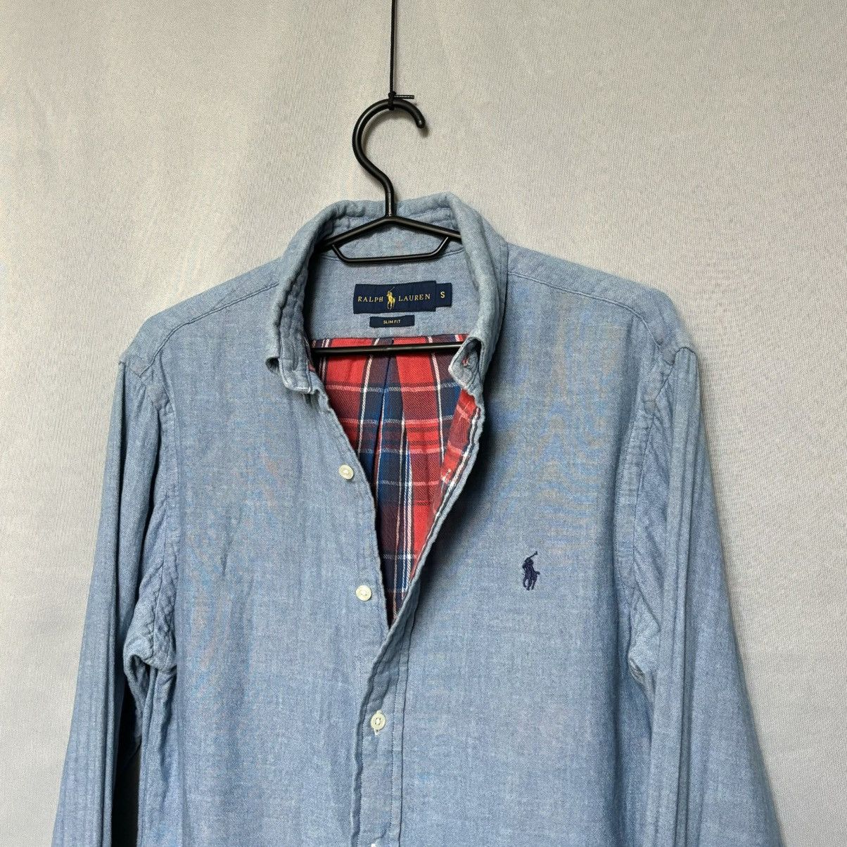 Polo Ralph Lauren Polo Ralph Lauren slim fit denim shirt button up small blue Size US S / EU 44-46 / 1 - 1 Thumbnail