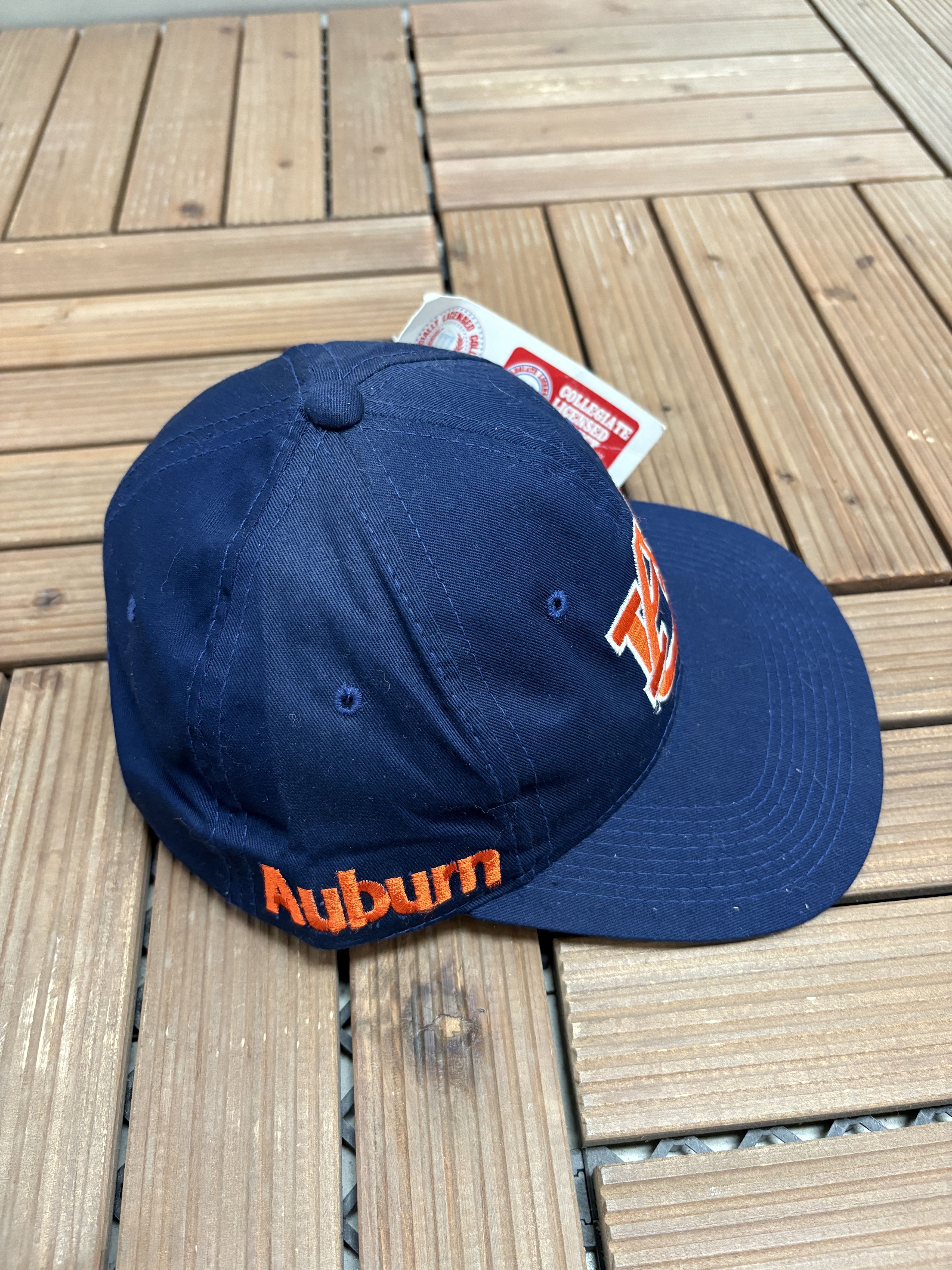 Vintage Auburn Tigers Vintage Blue Snap Back Hat Cap Size ONE SIZE - 4 Thumbnail