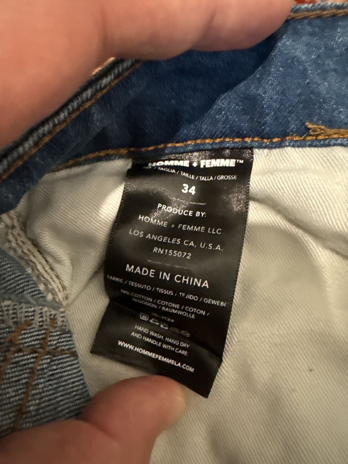 Homme + Femme La Homme Femme LA flared denim Size US 34 / EU 50 - 3 Thumbnail