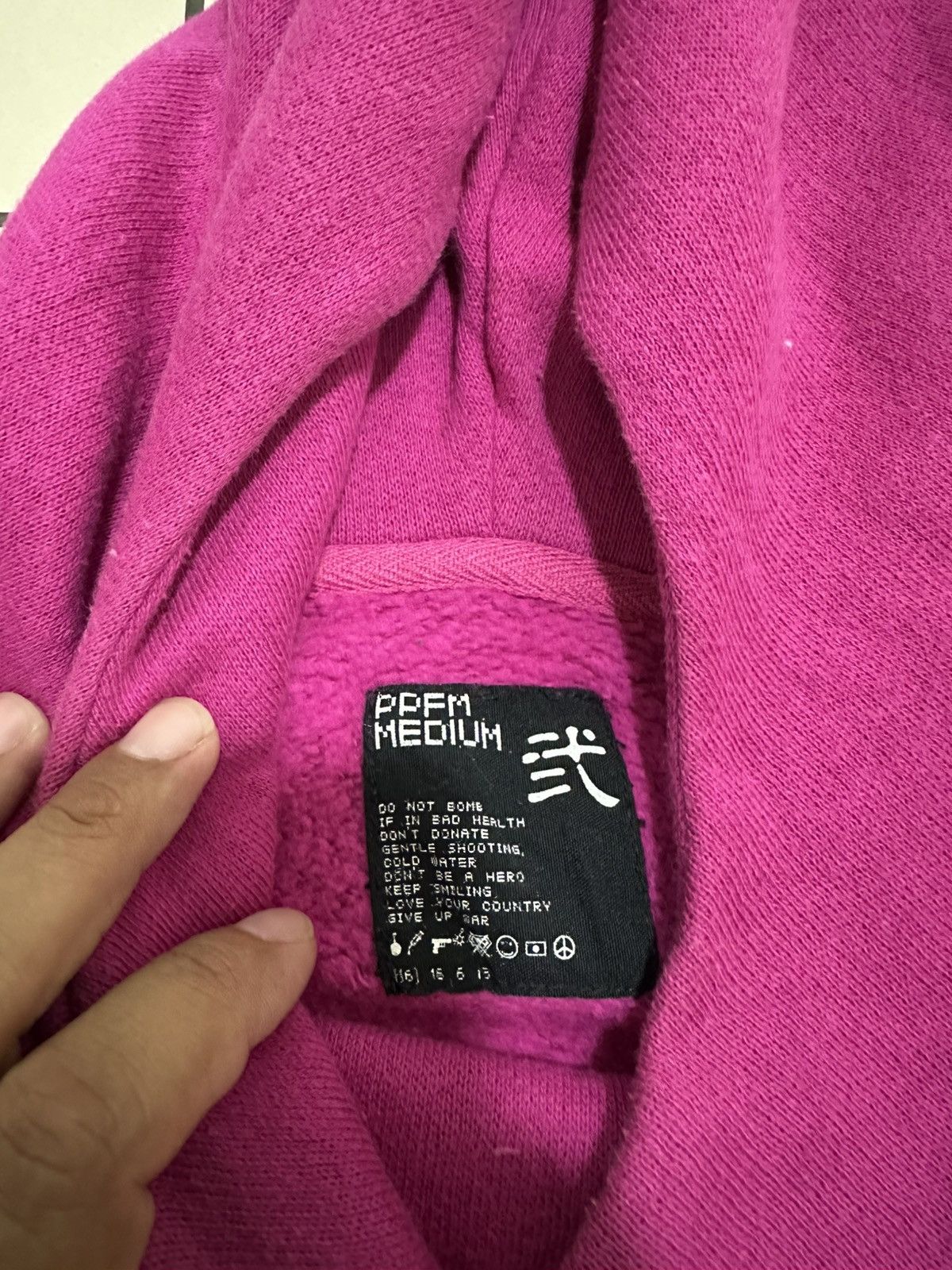 PPFM Vintage PPFM High Neck Hoodie Poem Anarchy In UK Sex Pistols Size US M / EU 48-50 / 2 - 3 Thumbnail
