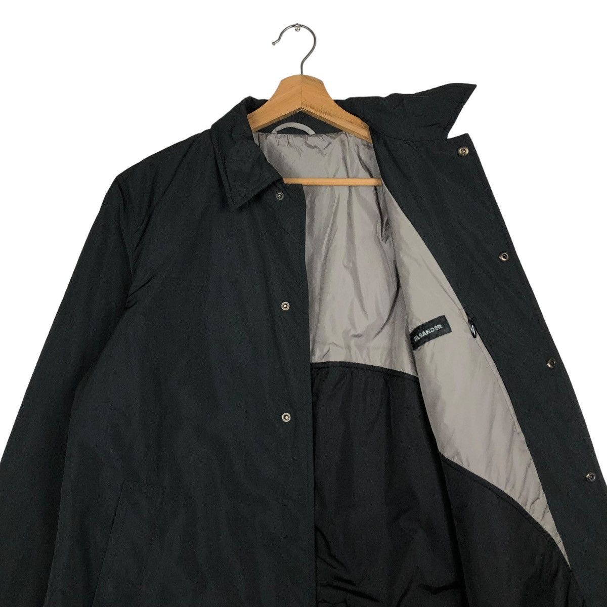 Jil Sander 🔥RICH BLACK LONG JACKET JILL SANDER Size US S / EU 44-46 / 1 - 14 Thumbnail