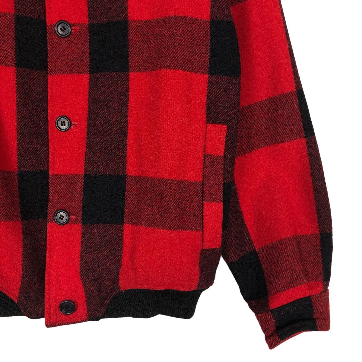 Japanese Brand 🔥Vtg Bomber Jacket Wool Tartan Design Rose Bowl USA Size US M / EU 48-50 / 2 - 5 Thumbnail