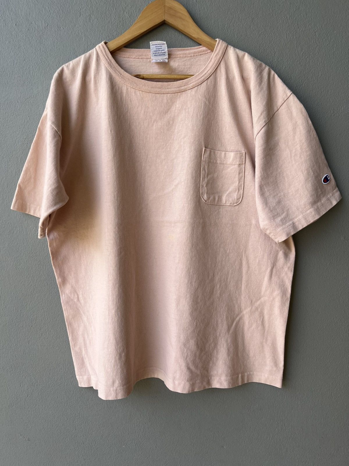 Champion Vintage crewneck pocket tees Size US XL / EU 56 / 4 - 1 Thumbnail