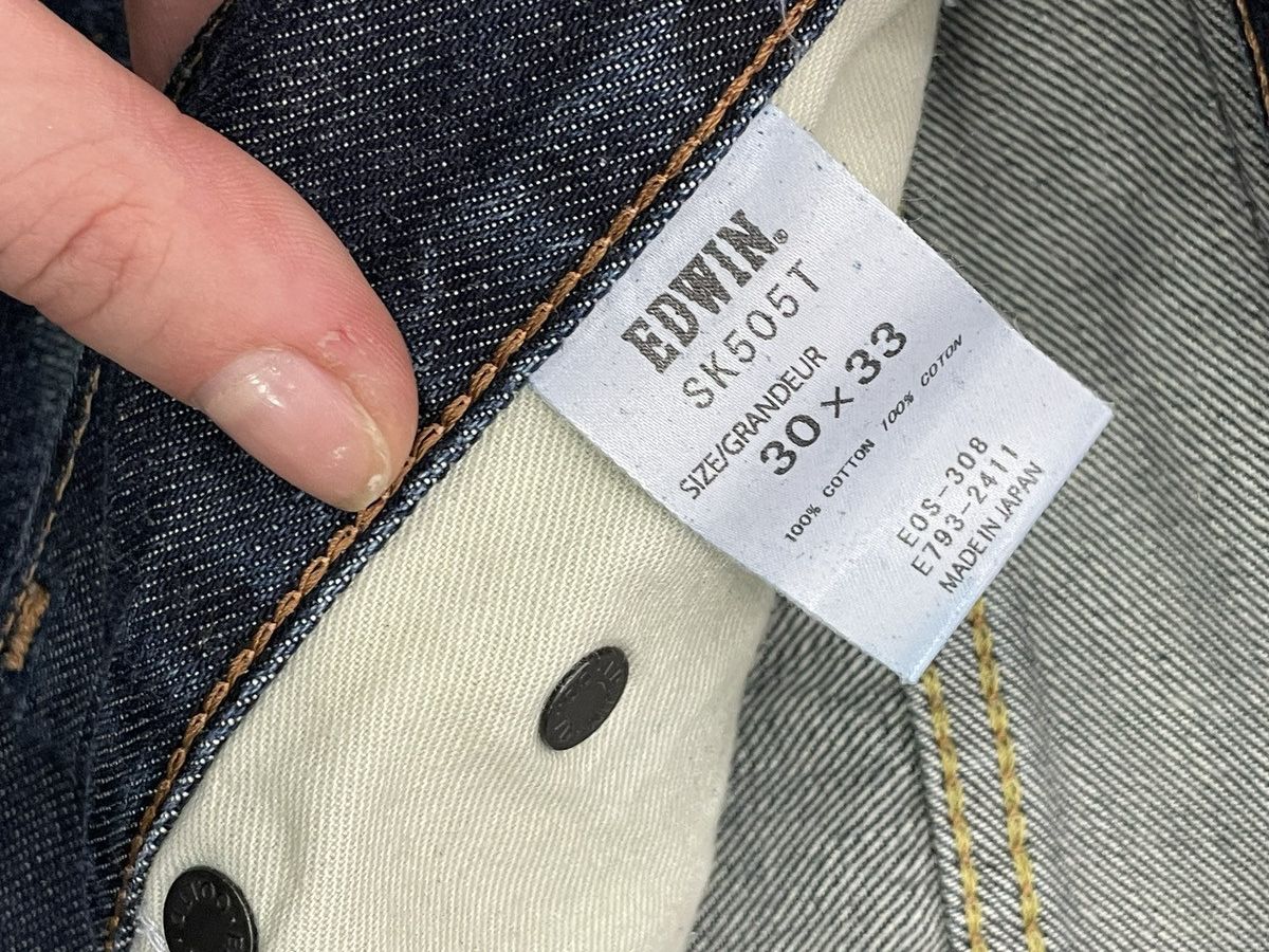 Edwin Edwin SK505T japanese selvage jeans pants Size US 30 / EU 46 - 7 Thumbnail