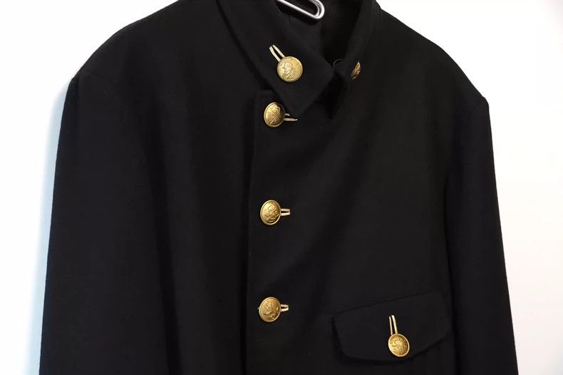 Yohji Yamamoto Yohji Yamamoto 19 AW Gold Button Sheepskin People's Jacket Size US L / EU 52-54 / 3 - 3 Thumbnail