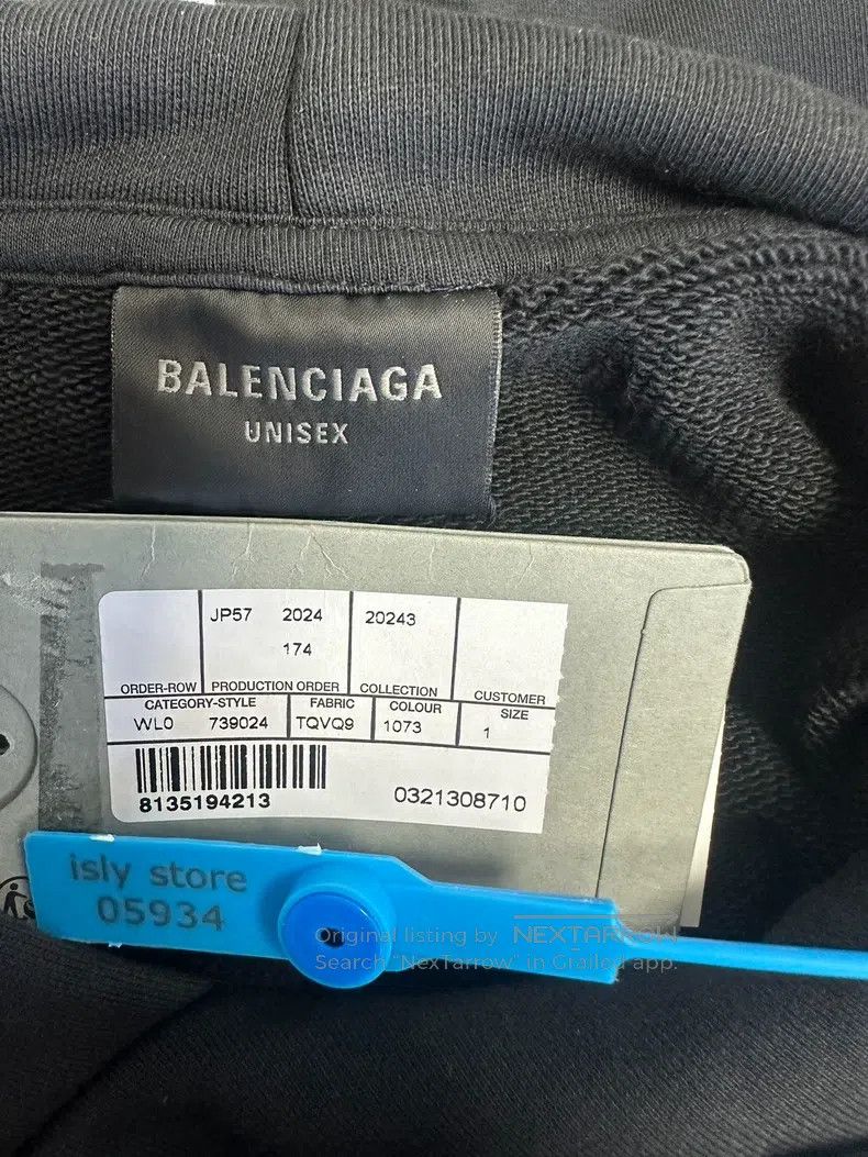 Balenciaga Balenciaga Pullover logo long-sleeve sweatshirt Size US S / EU 44-46 / 1 - 4 Thumbnail