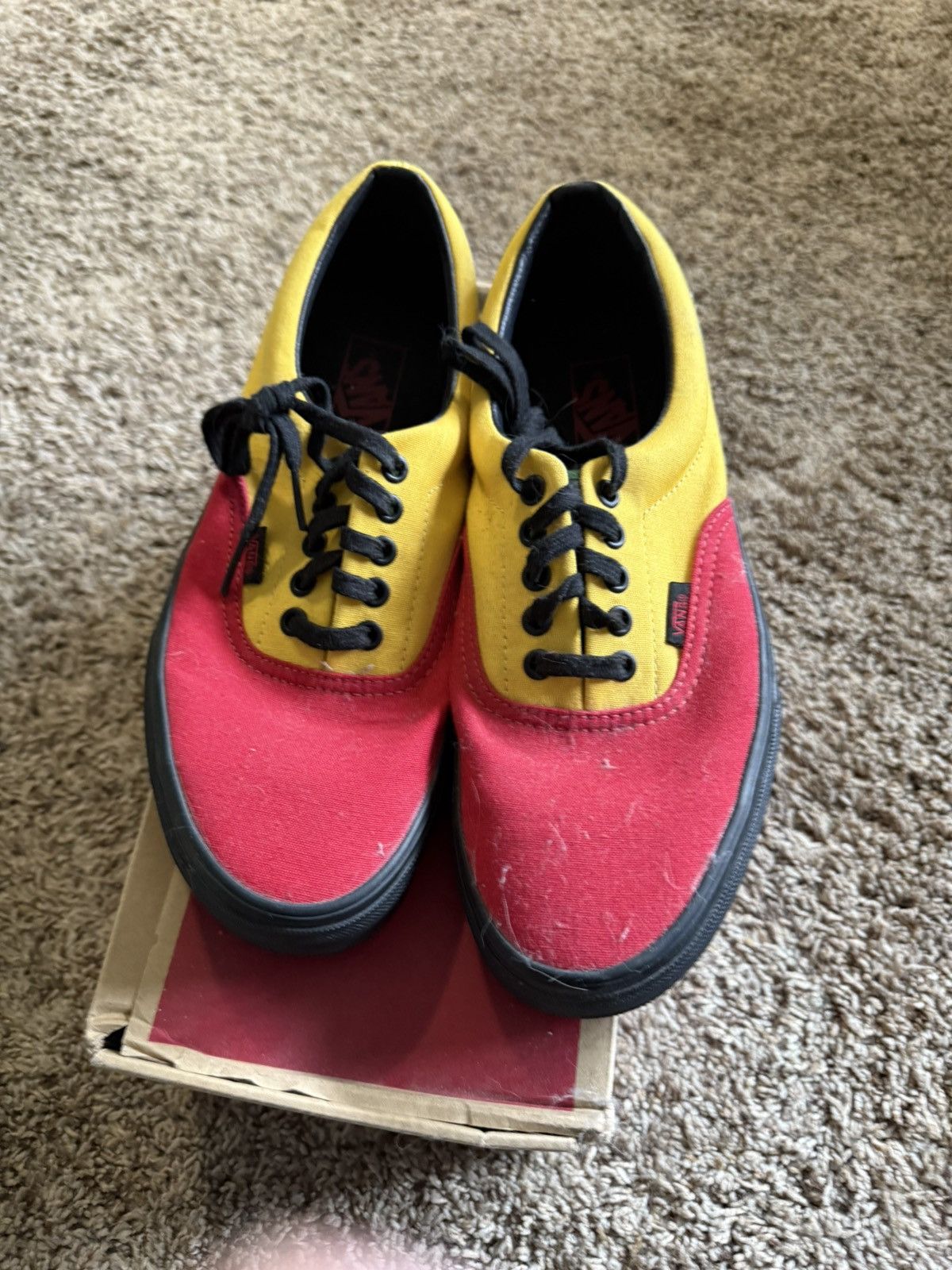 Vans Vans Era Authentic “Rasta” sneakers Size US 9.5 / EU 42-43 - 3 Thumbnail