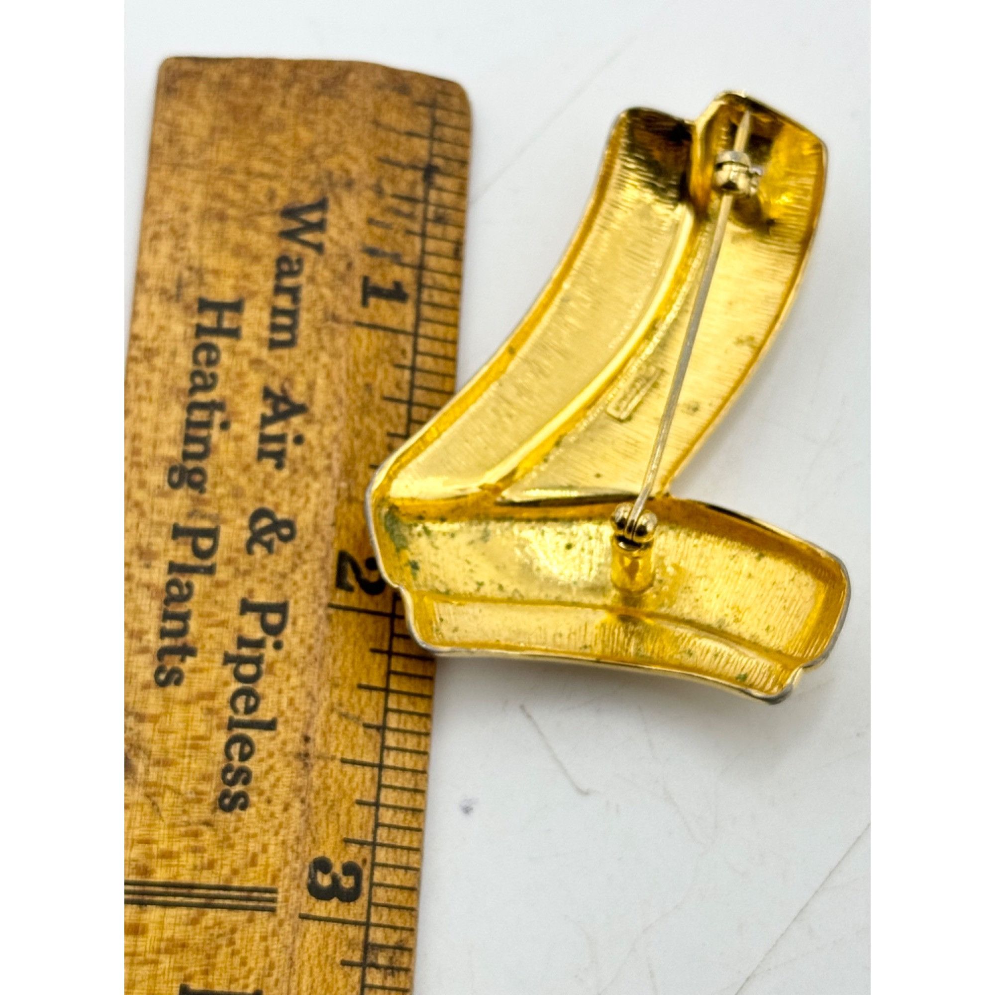 Monet Vintage gold Monet Brooch pin Size ONE SIZE - 4 Thumbnail