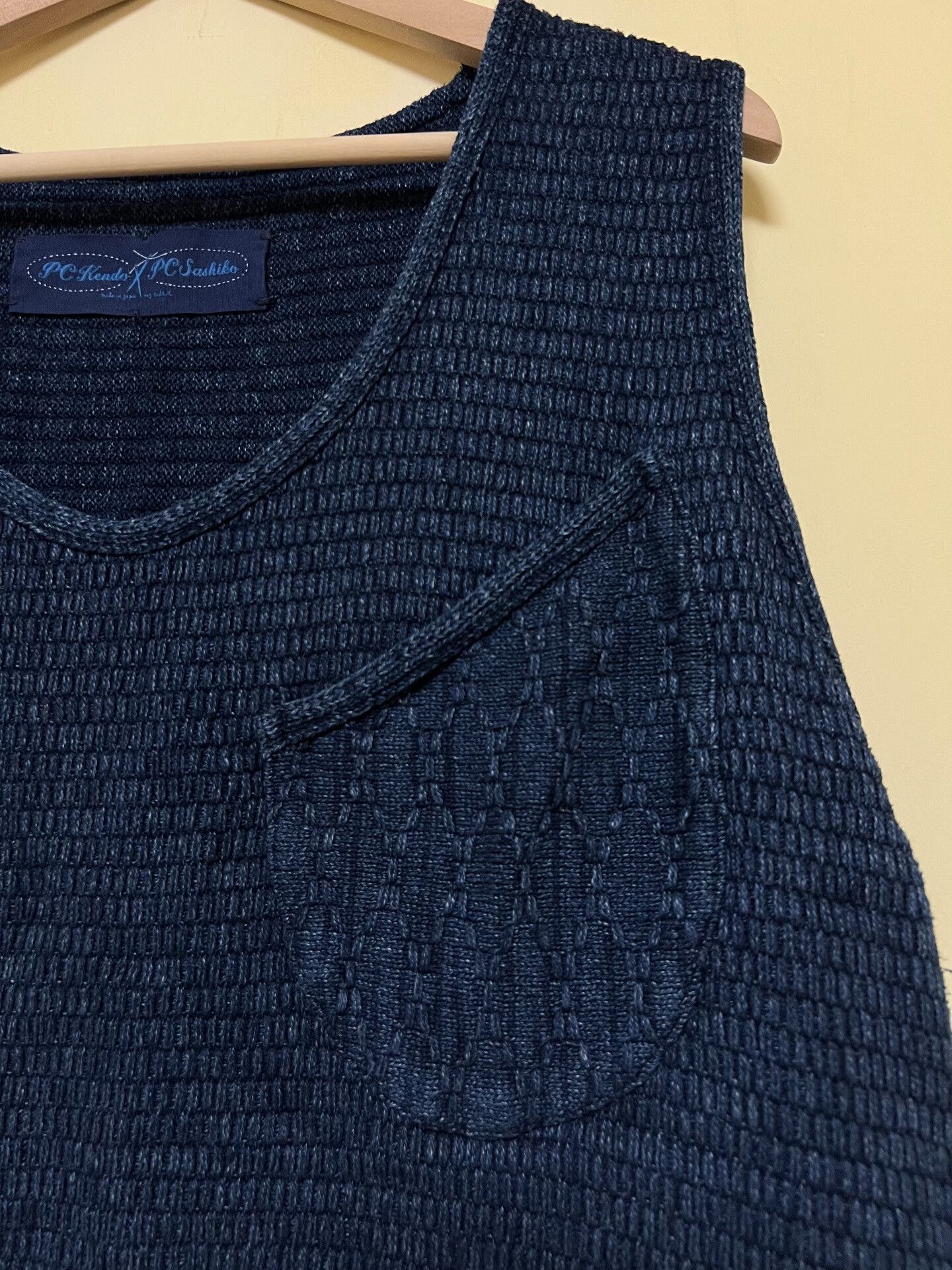Porter Classic porter classic blue kendo knit pullover vest Size US M / EU 48-50 / 2 - 3 Thumbnail