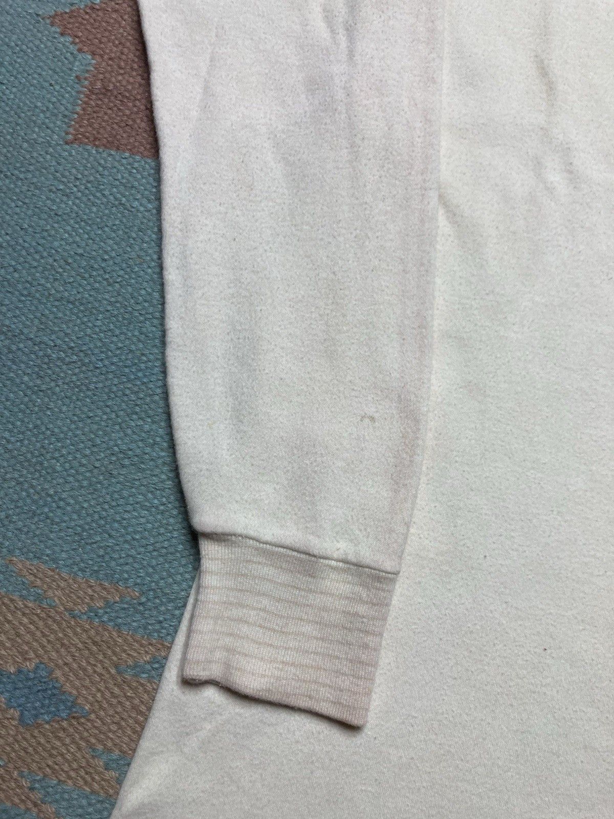 Vintage 1950s t shirt blank white soft cotton stained grunge large Size US L / EU 52-54 / 3 - 3 Thumbnail
