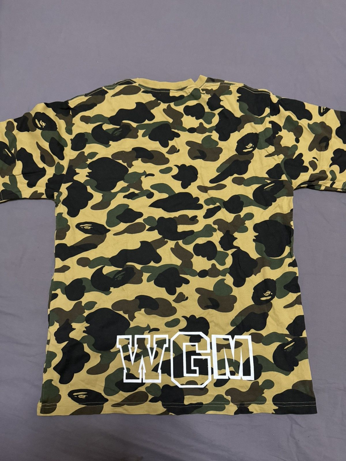 Bape bape yellow camo shark tee T-shirt Size US XL / EU 56 / 4 - 2 Thumbnail