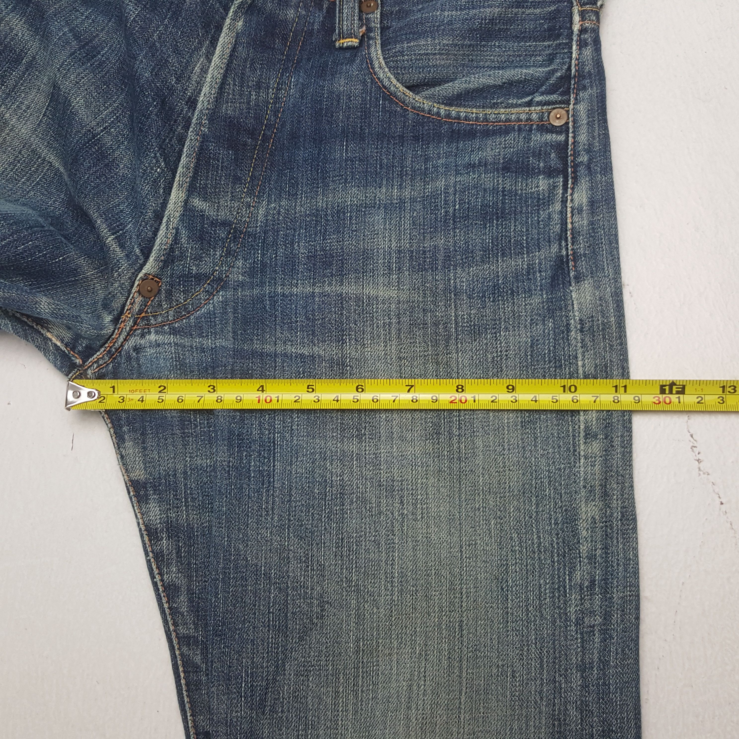 Evisu Vintage Evisu Japanese Brand Daicock Custom Denim Jeans RR14 Size US 29 - 11 Thumbnail