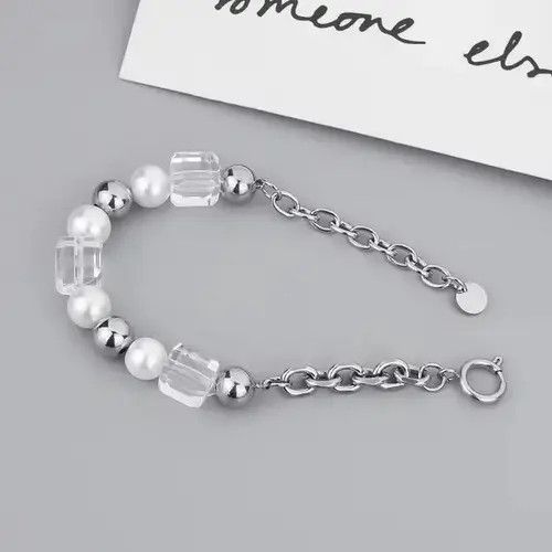 Jewelry Quartz Gemstone Beaded Bracelet Size ONE SIZE - 2 Thumbnail