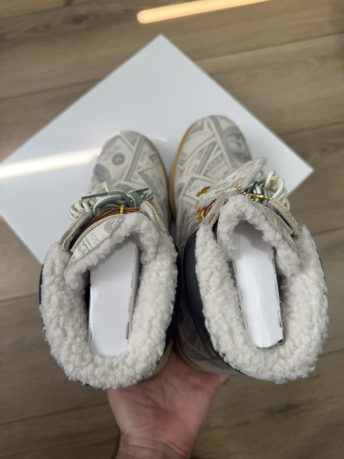 Supreme Supreme X maison margiela timbs MM6 $100 bills Size US 10 / EU 43 - 4 Thumbnail