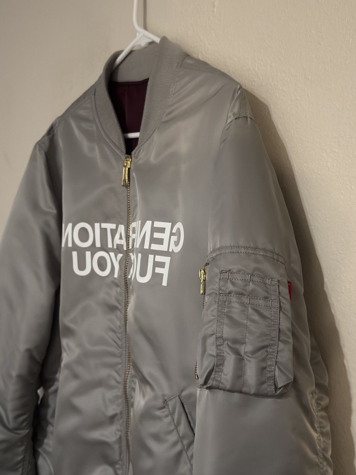 Supreme × Undercover Reversible MA-1 SUPREME UNDERCOVER REVERSIBLE MA-1 BOMBER JACKET OLIVE – ODTO