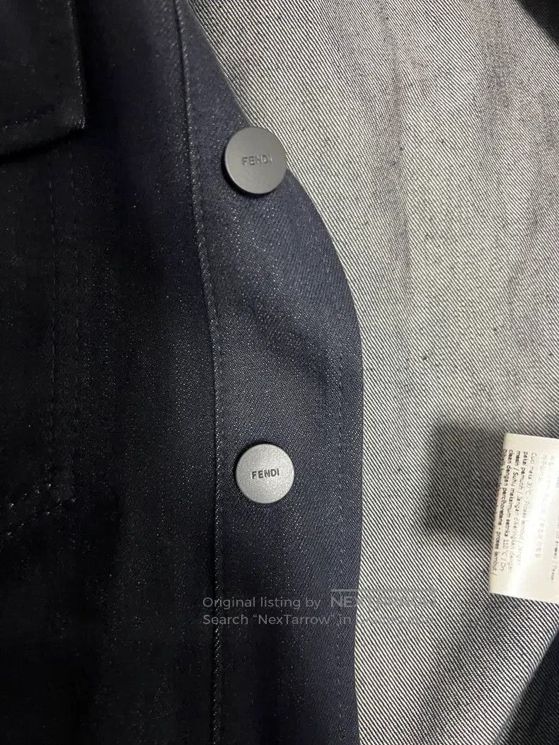 Fendi Fendi Denim jacket shirt long-sleeve dark blue Size US M / EU 48-50 / 2 - 8 Thumbnail