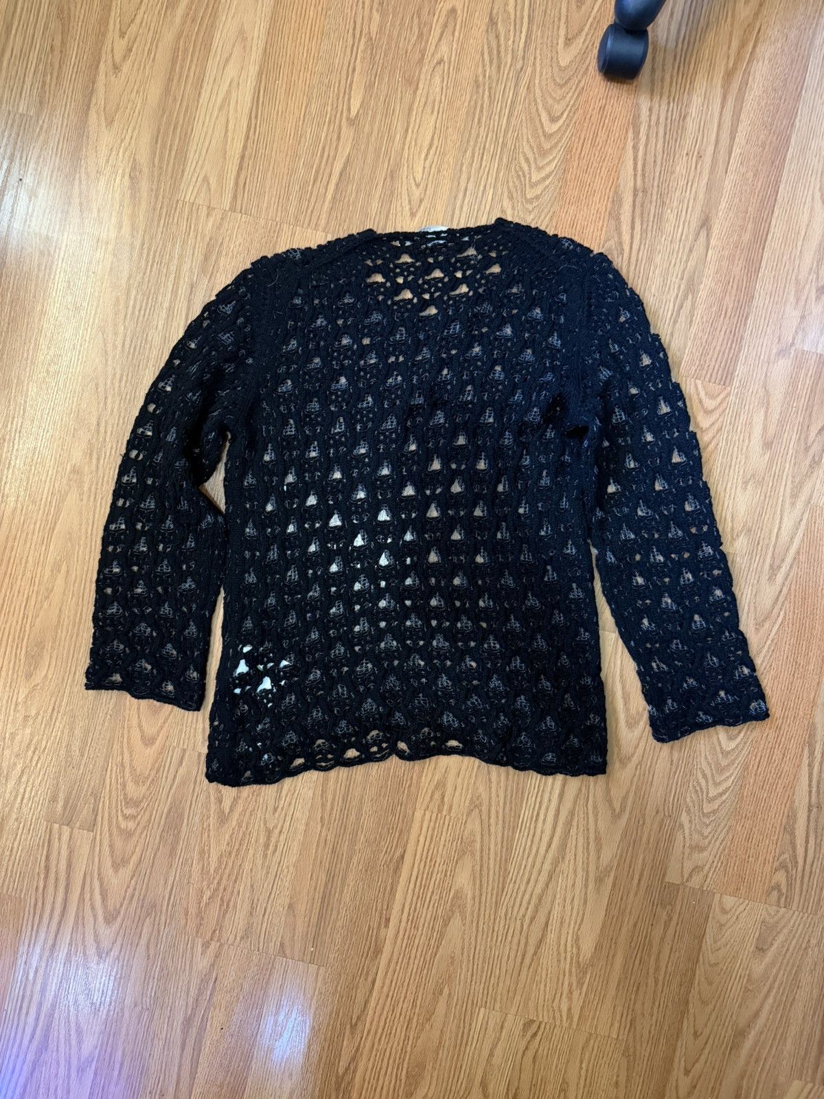Comme des Garcons COMME des GARCONS crochet knit sweater Size US L / EU 52-54 / 3 - 2 Thumbnail