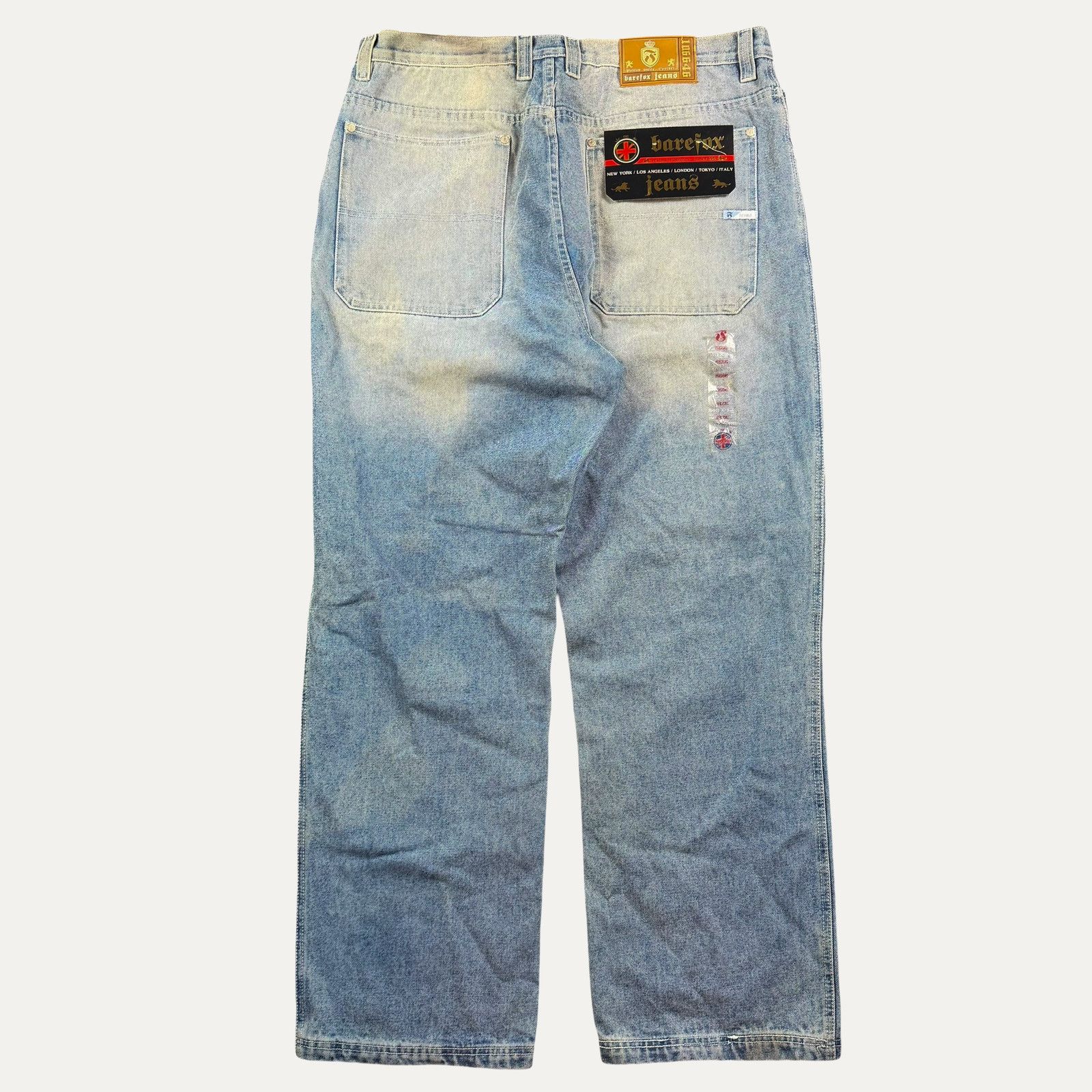 Bare Fox Vintage Y2K Barefox Denim Jeans Size US 40 / EU 56 - 2 Thumbnail