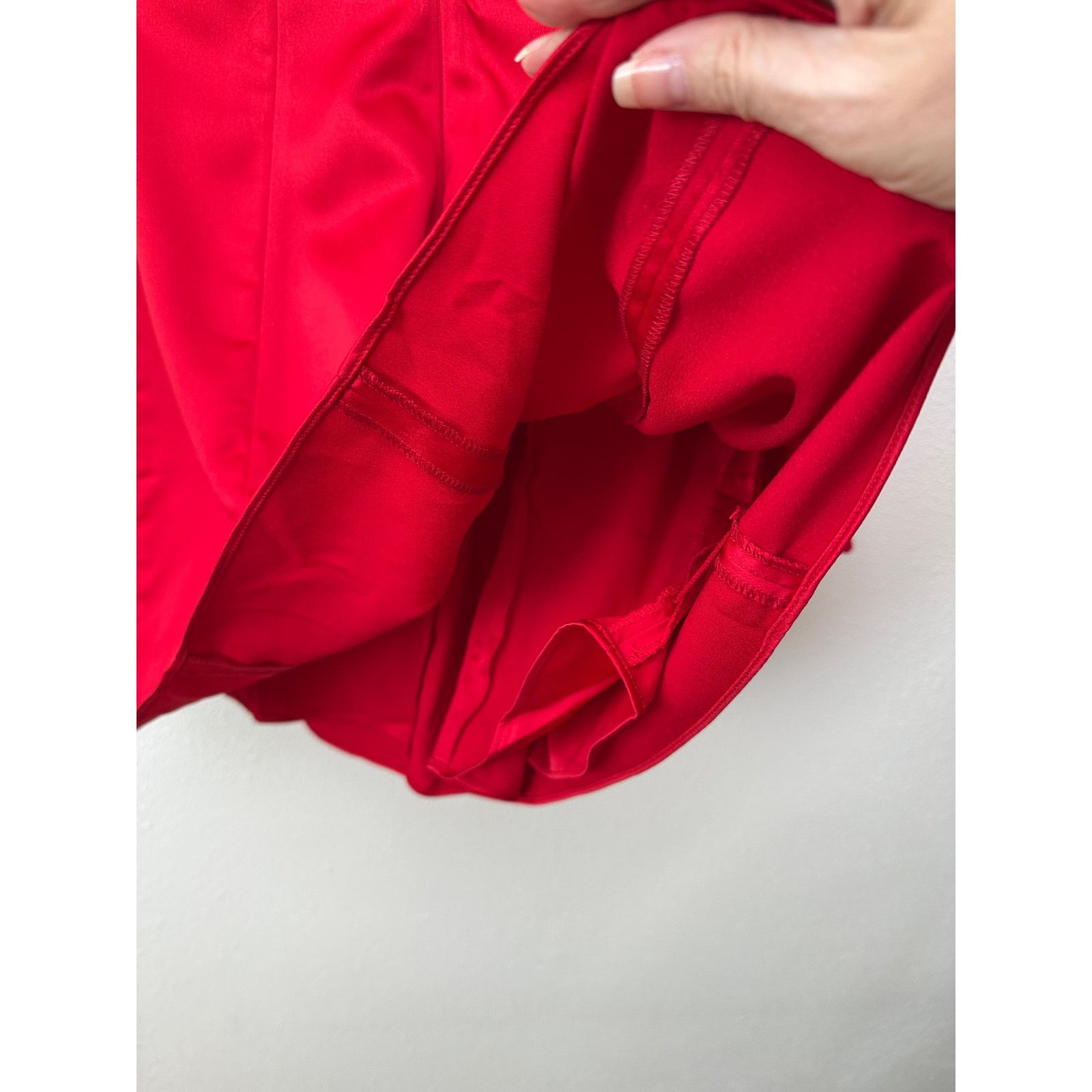 House of CB NWT House of CB Jennica Red Lace Bustier Satin Mini Dress M Size M / US 6-8 / IT 42-44 - 7 Thumbnail