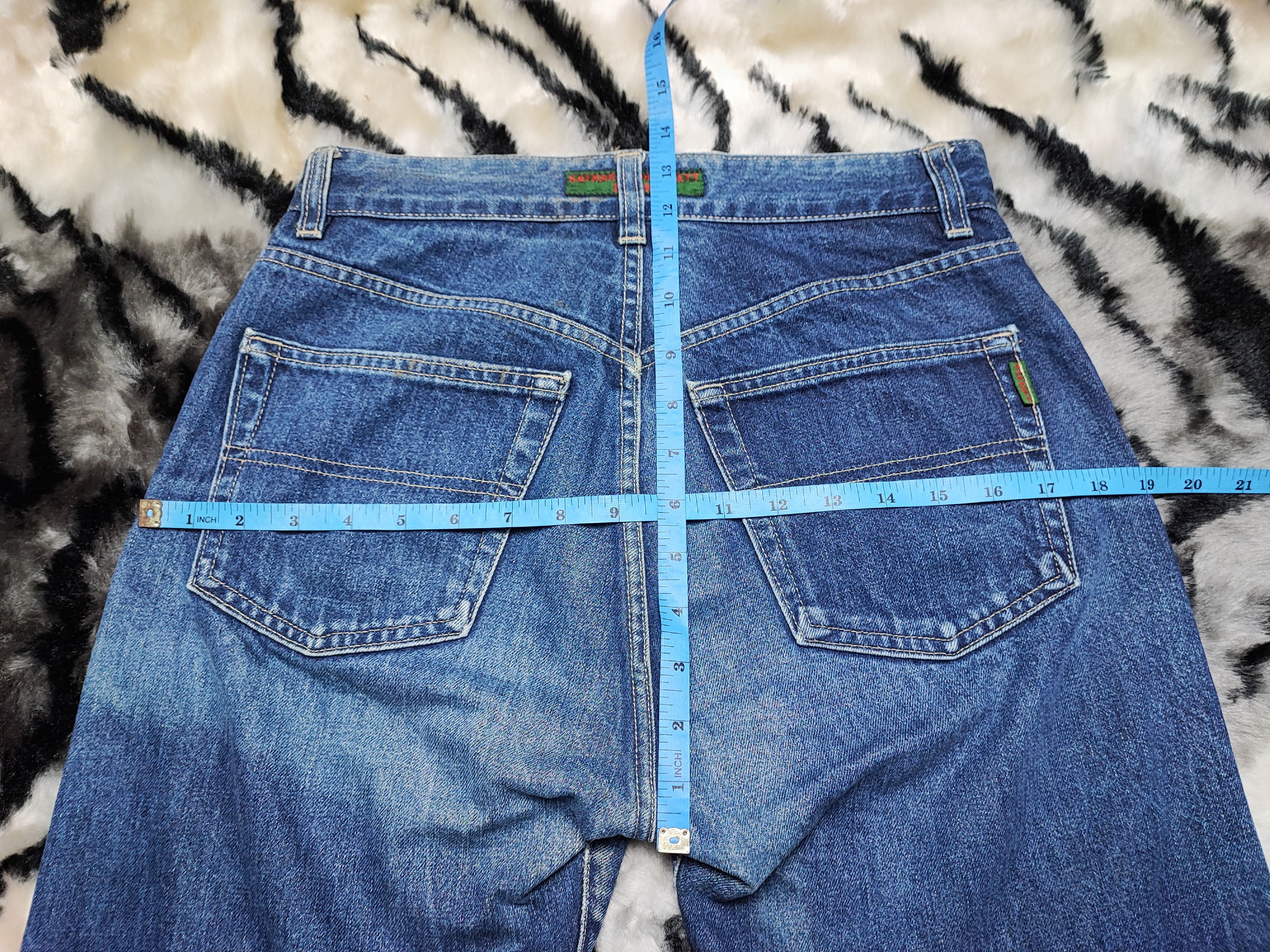 Katharine Hamnett London Vintage 2000s Katharine Hamnet London Fly Button Baggy Size US 27 - 21 Thumbnail