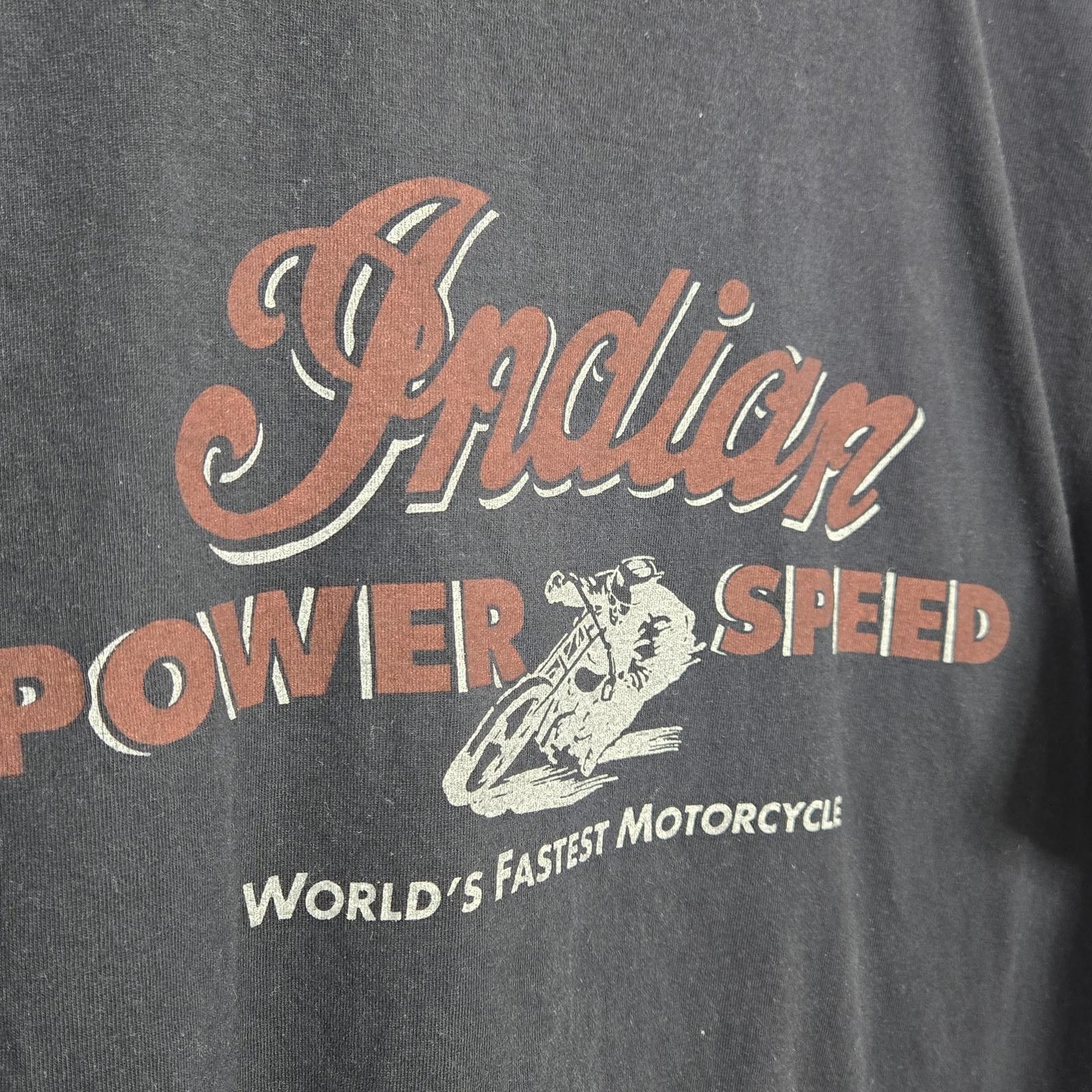 Indian Motorcycle Vintage Indian Motorcycle Shirt Men's Large Black Tee Size US L / EU 52-54 / 3 - 2 Thumbnail
