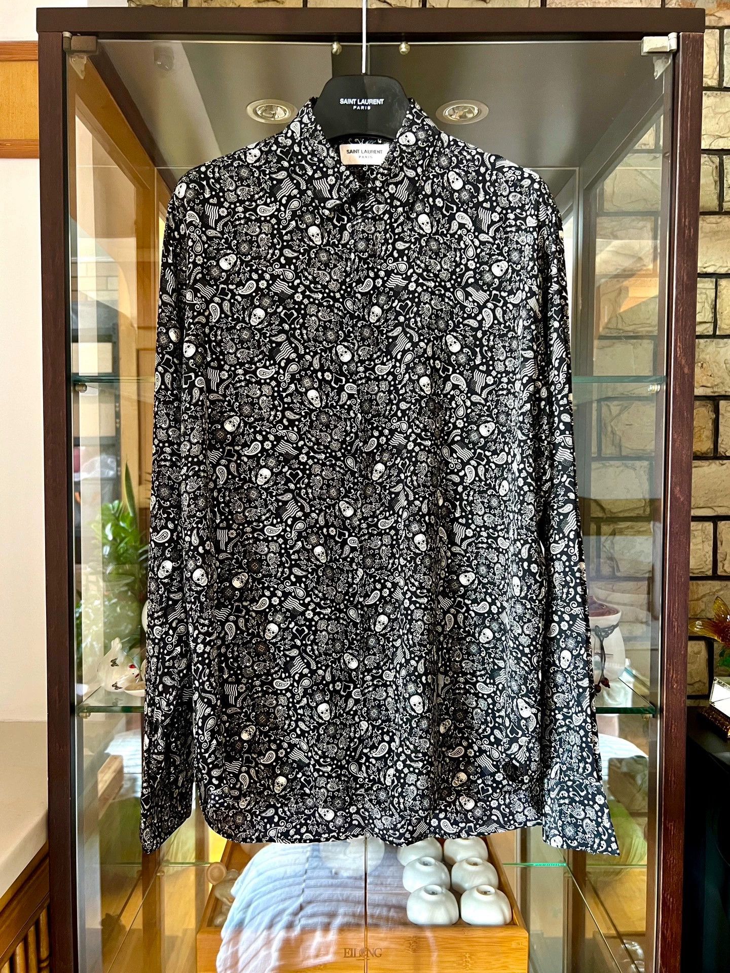 Saint Laurent Paris Saint Laurent Paris Mulberry silk shirt Size US S / EU 44-46 / 1 - 1 Thumbnail