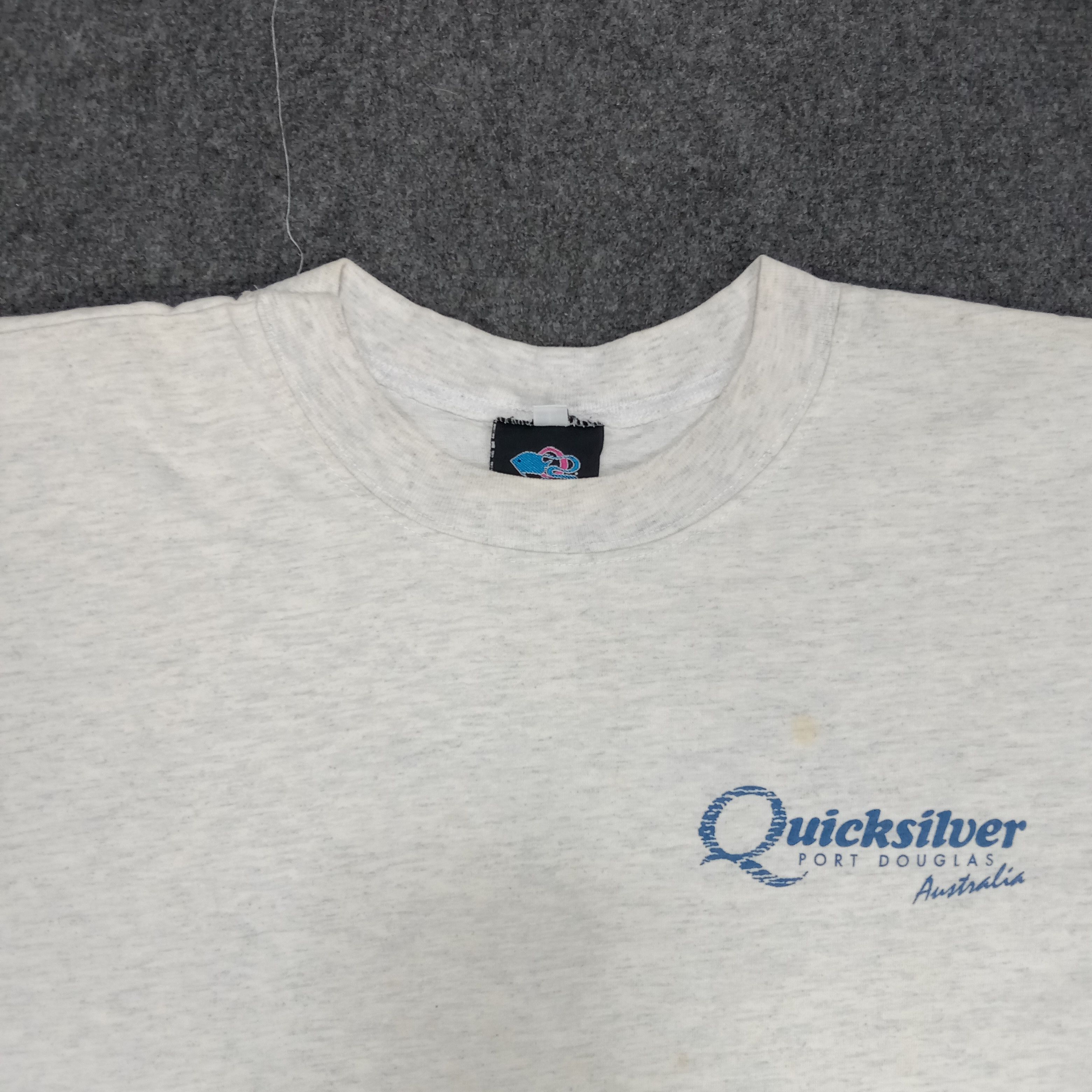 Quiksilver × Vintage Vintage 90's Quicksilver American Surf Style Tshirt Size US L / EU 52-54 / 3 - 5 Thumbnail