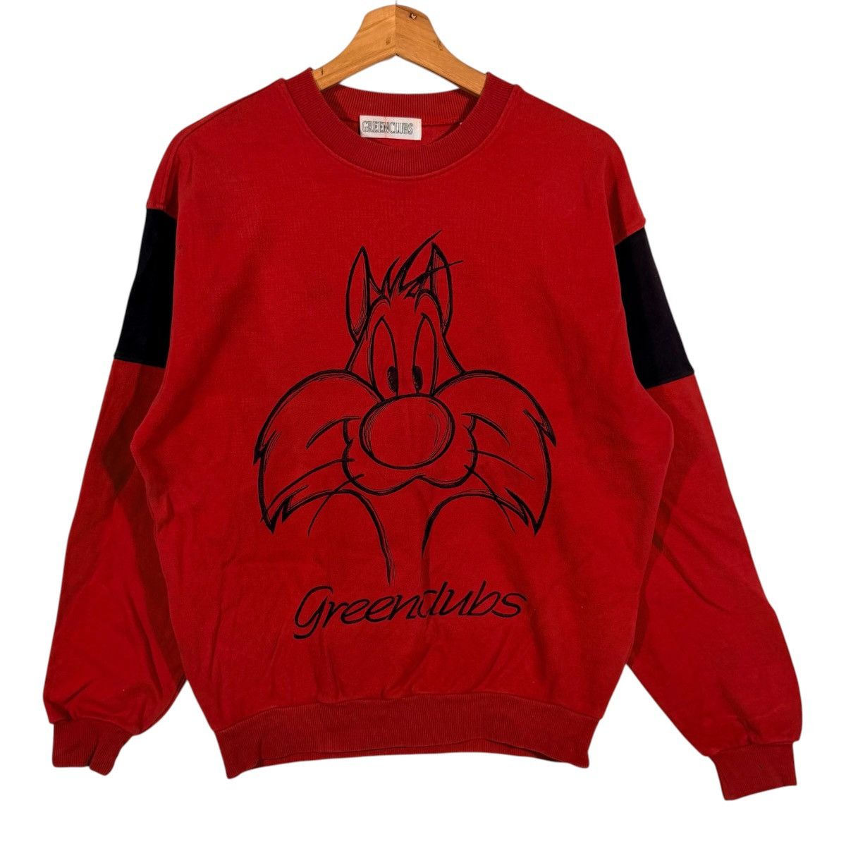 Vintage Vintage sweatshirts cat big logo embroidered Size US M / EU 48-50 / 2 - 1 Thumbnail
