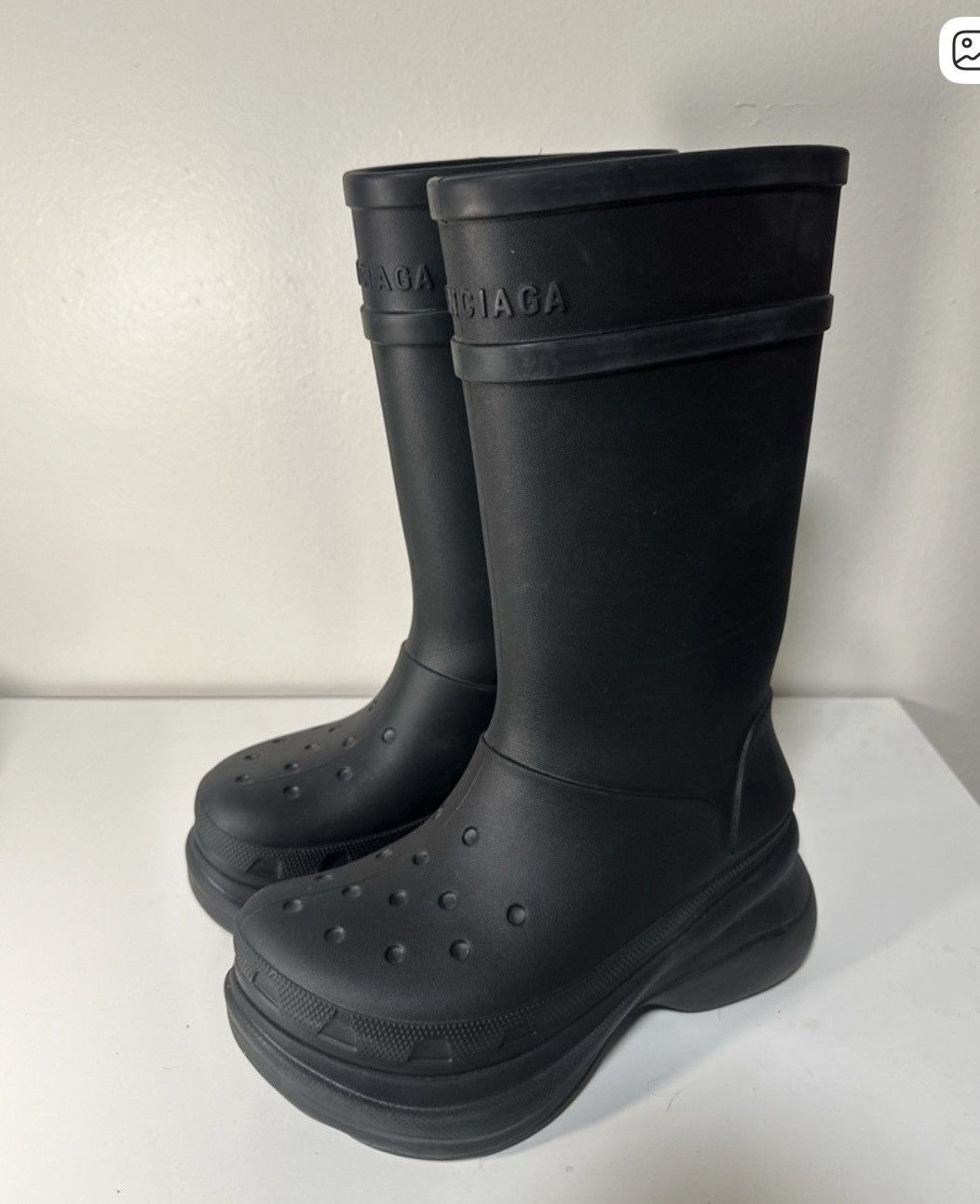Balenciaga Balenciaga croc boots Size US 10 / EU 43 - 1 Thumbnail