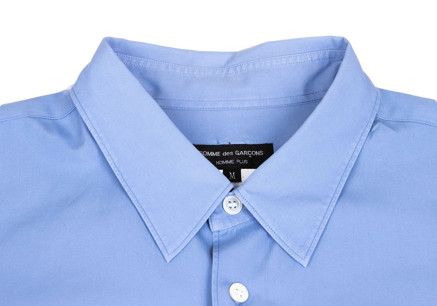 Comme des Garcons Homme Plus Cotton Basic Shirt in Blue, Size M Size US M / EU 48-50 / 2 - 5 Thumbnail