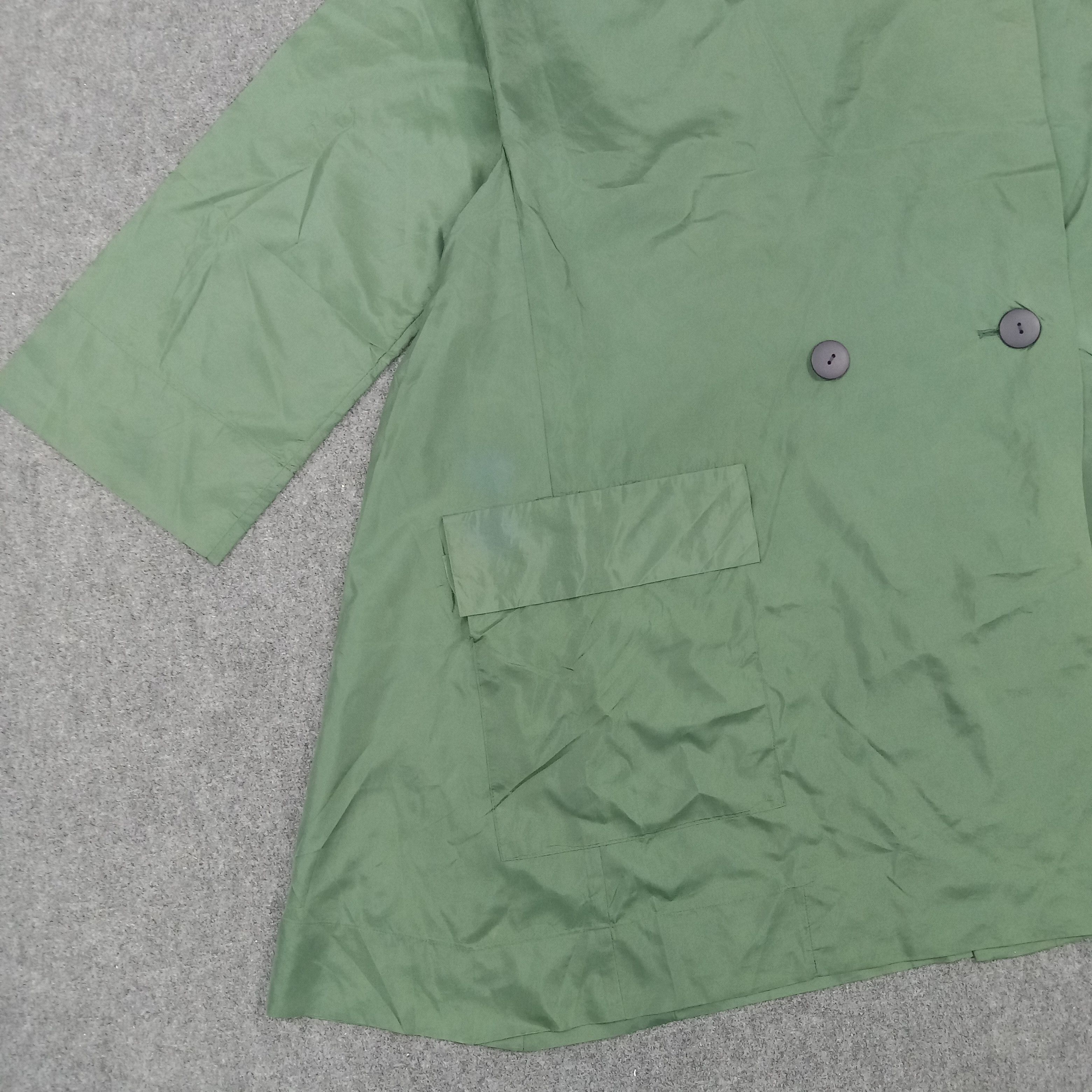 Japanese Brand × Vintage Issey Miyake Japanese Designer Long Jacket Like Rain Coat Size US XXL / EU 58 / 5 - 2 Thumbnail