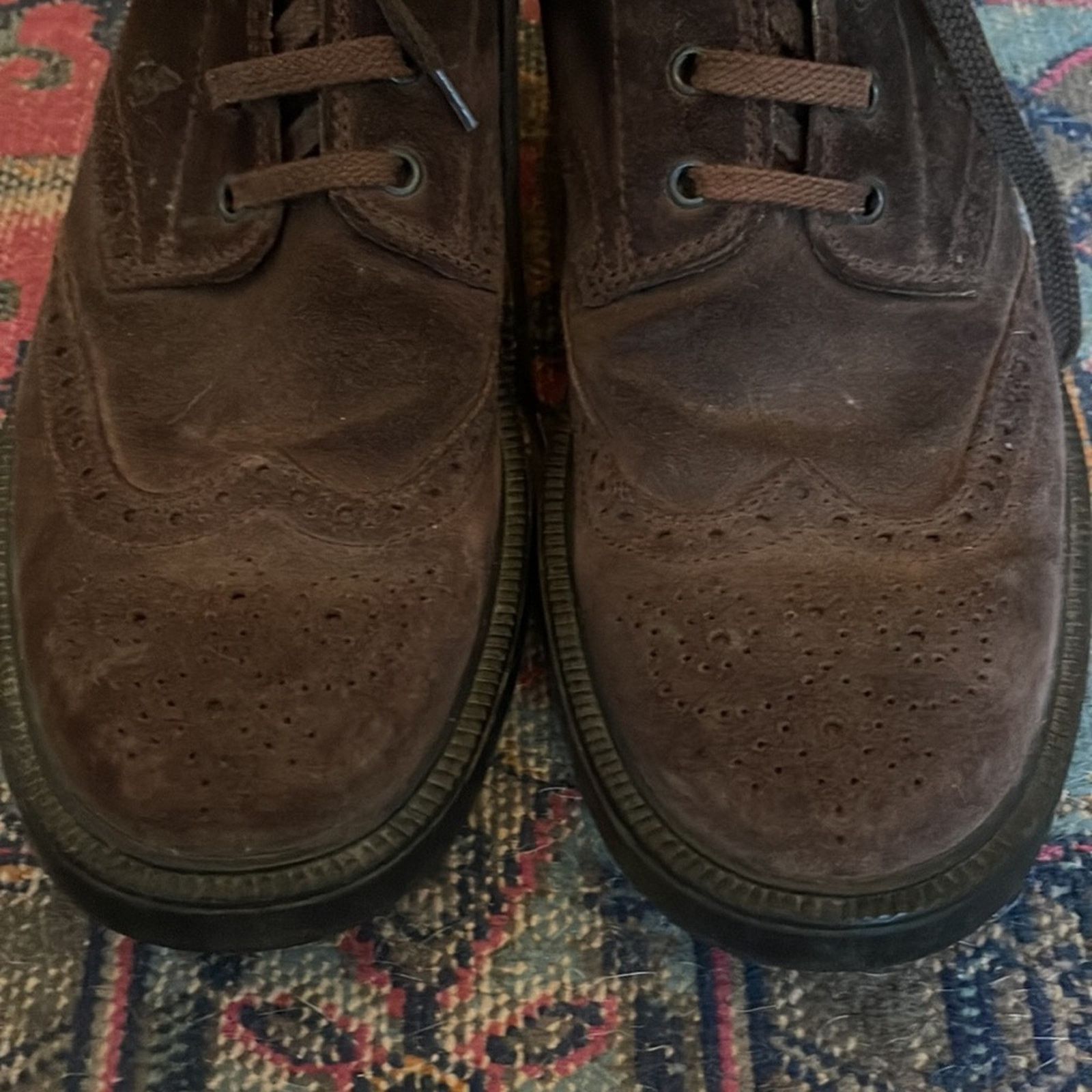 Hogan Hogan suede lace up wingtip boots sz 9.5 Size US 9.5 / EU 42-43 - 6 Thumbnail