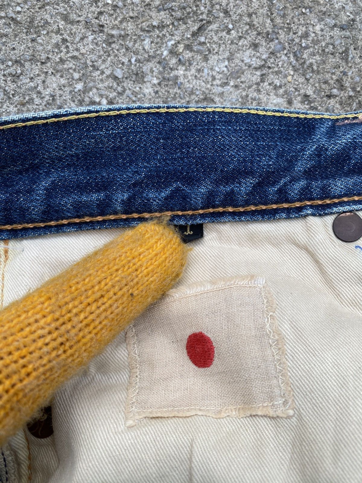 Japanese Brand × Kapital × Kapital Kountry Kapital Japan Flare Denim Blue Faded Design Size US 28 / EU 44 - 18 Thumbnail