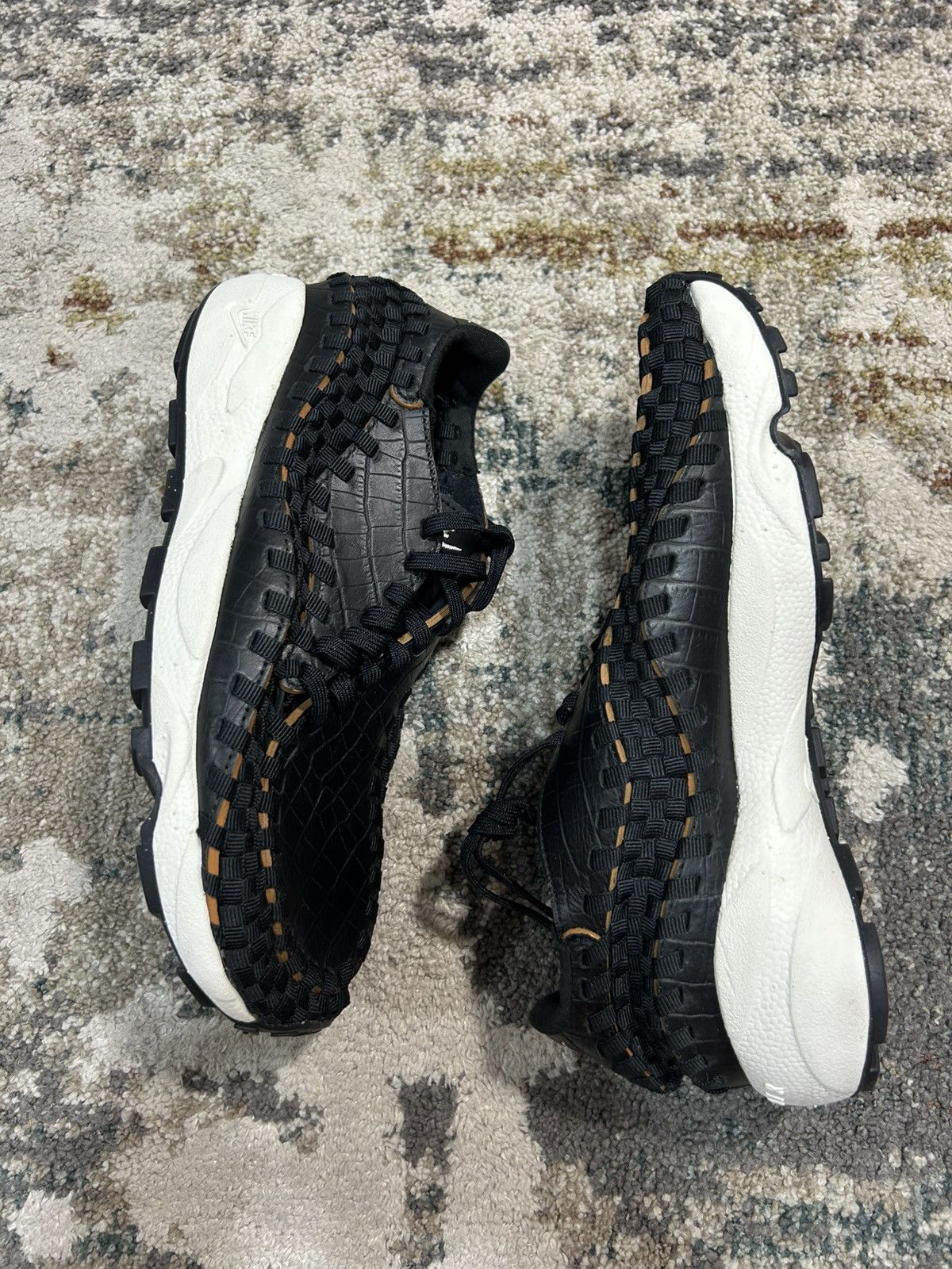 Nike Footscape Woven Black Croc Size US 7.5 / EU 40-41 - 2 Thumbnail