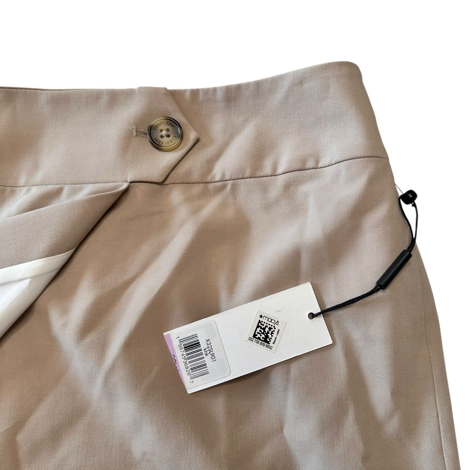 Calvin Klein NWT Calvin Klein Beige Faux Wrap Mini Skirt Size 22W Size XS / US 0-2 / IT 36-38 - 3 Thumbnail