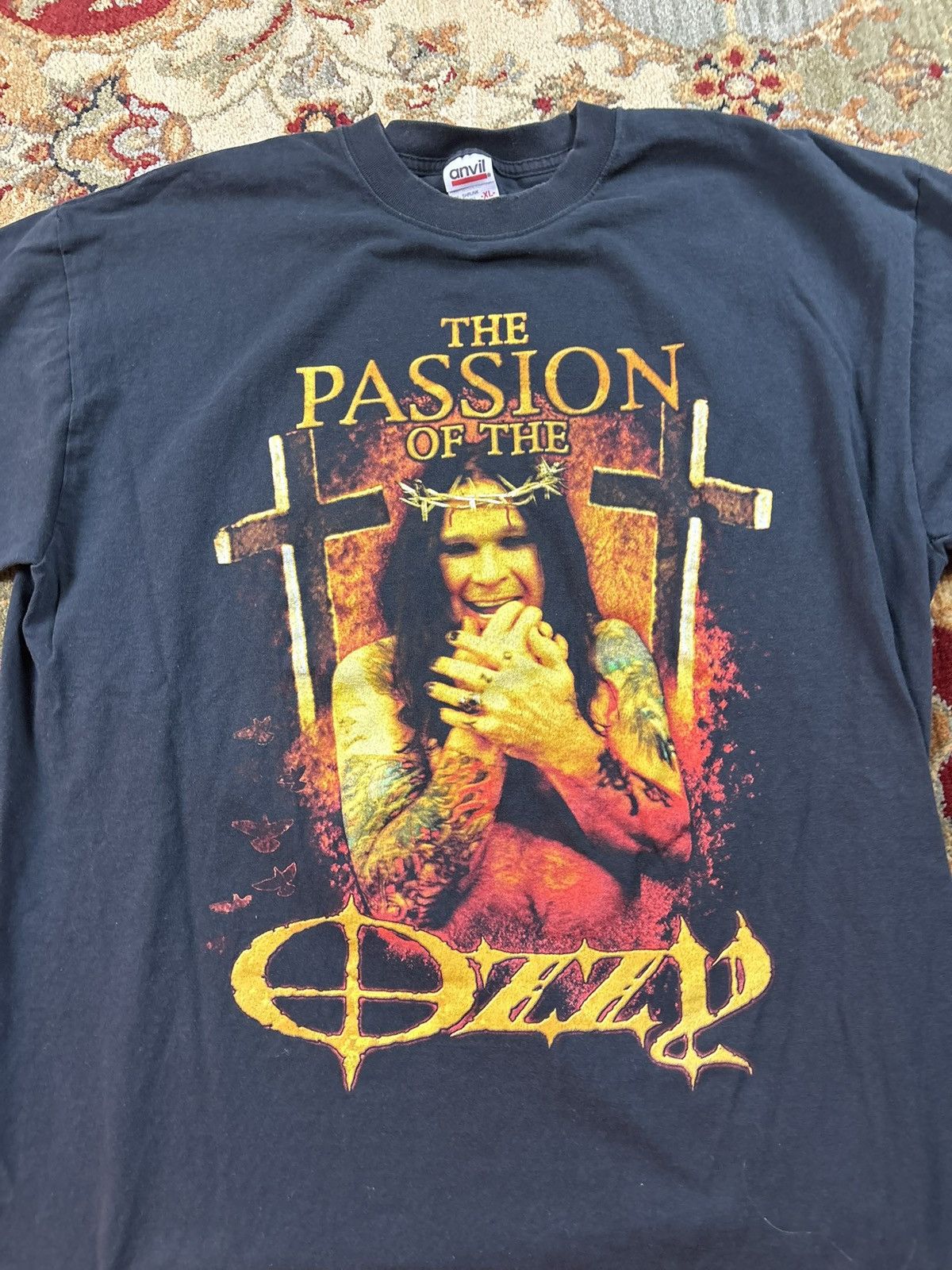 Ozzy Osbourne Vintage 2004 Ozzy Osbourne Ozzfest "The Passion" T-shirt Size US XL / EU 56 / 4 - 2 Thumbnail