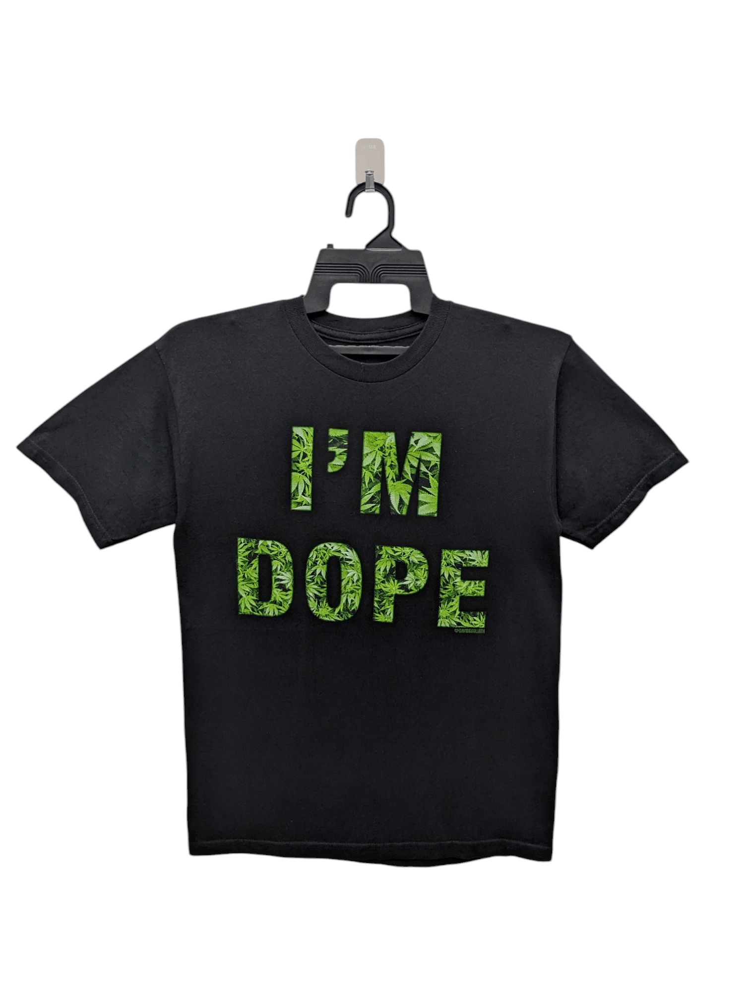 Goliath DAVID GOLIATH DESIGNER I'M DOPE MARIJUANA TSHIRT Size US S / EU 44-46 / 1 - 1 Thumbnail