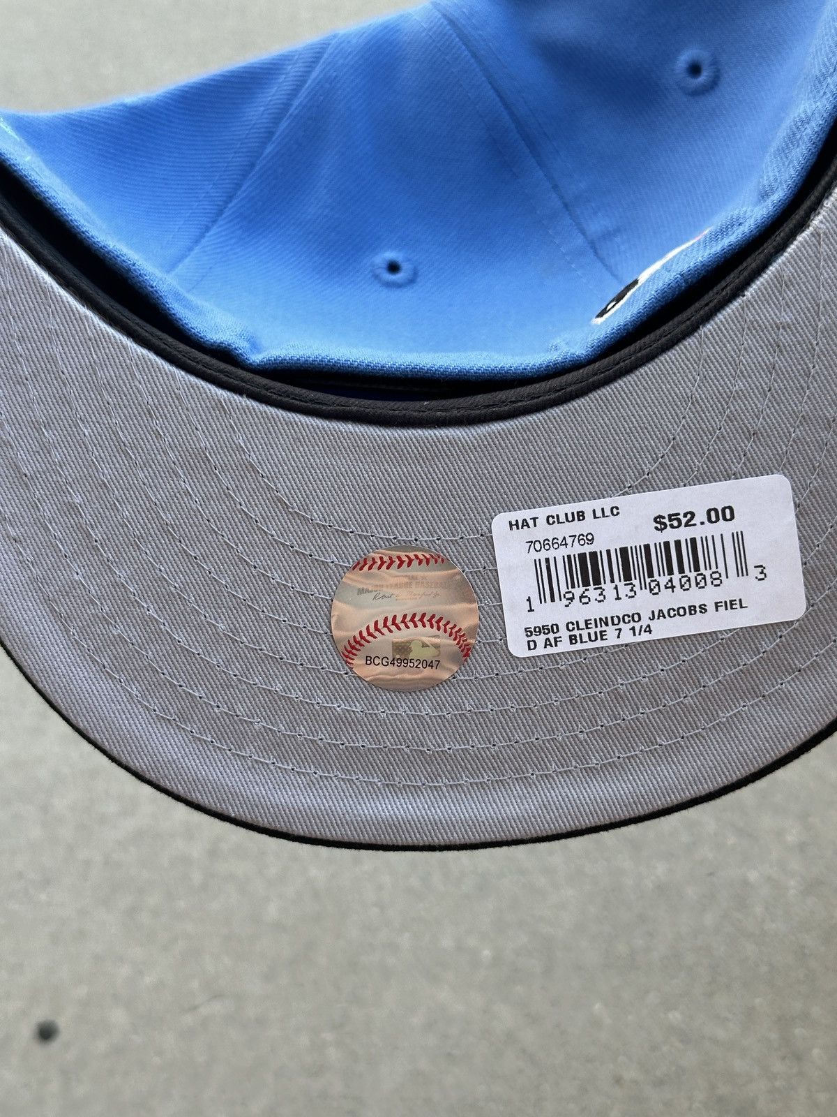 Hat Club × MLB × New Era Cleveland Indians OG NBA Crossover Cool Fashion Hat 7 1/4 Size ONE SIZE - 3 Thumbnail