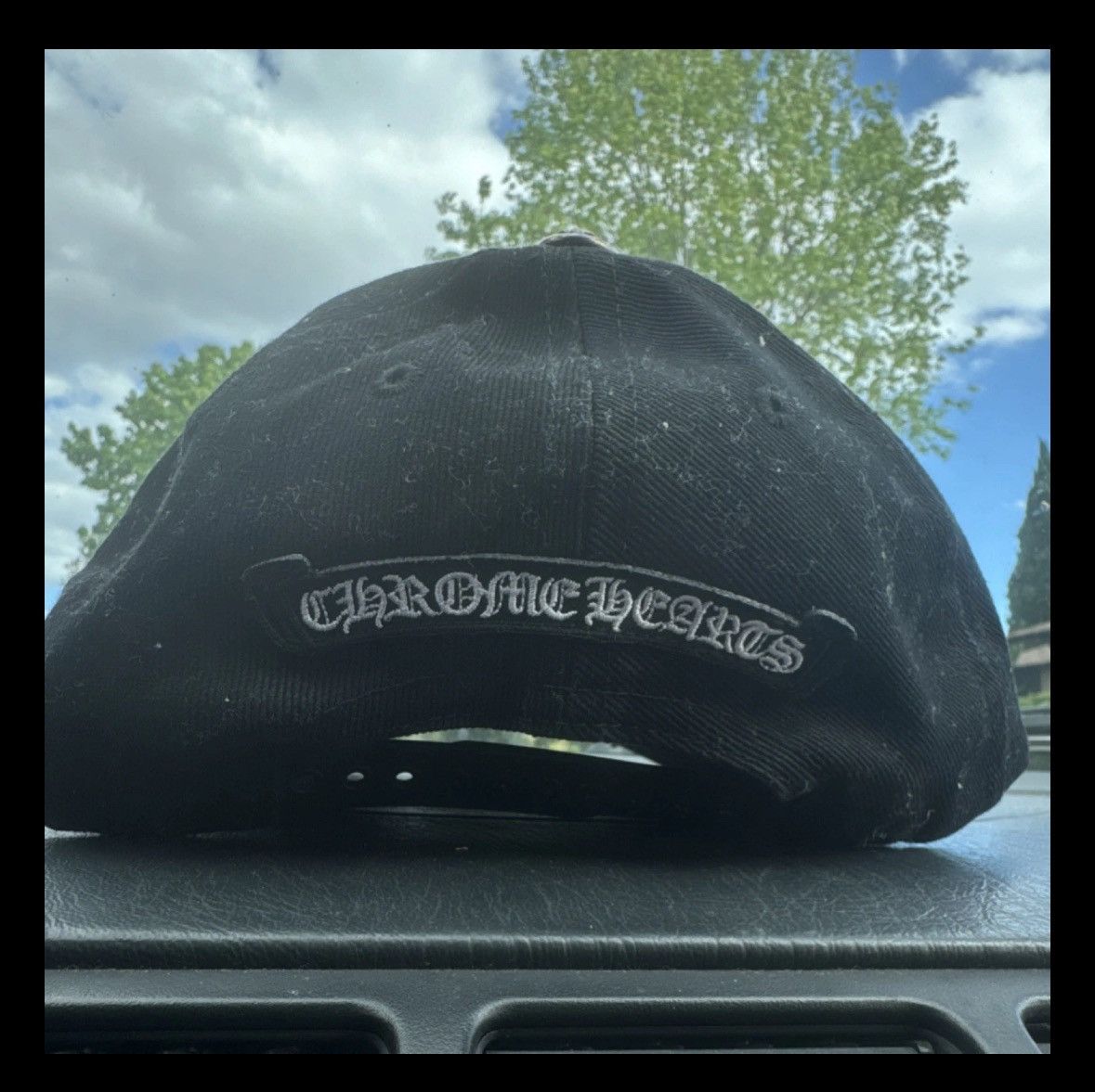 Chrome Hearts Chrome Hearts Black Horseshoe logo adjustable baseball cap Size ONE SIZE - 5 Thumbnail