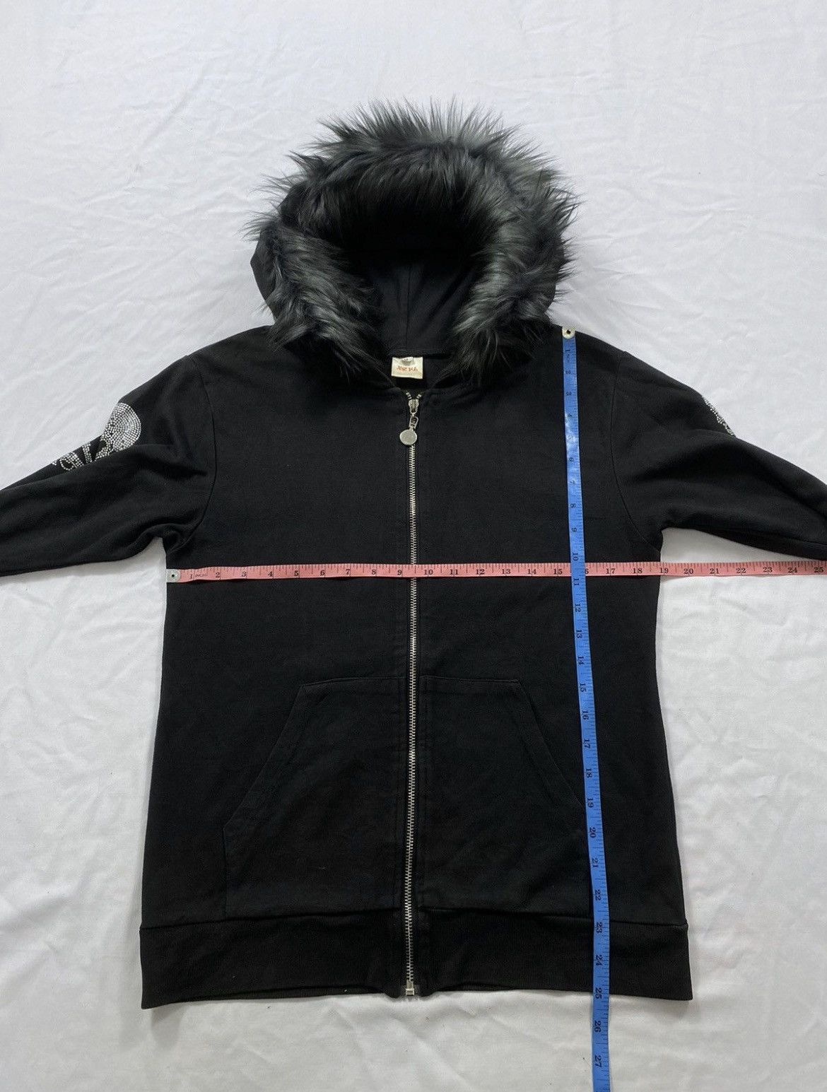 20471120 Gothic Poem Skull XZXL Fur Hoodie Ifsix lgb Style Size US M / EU 48-50 / 2 - 10 Thumbnail