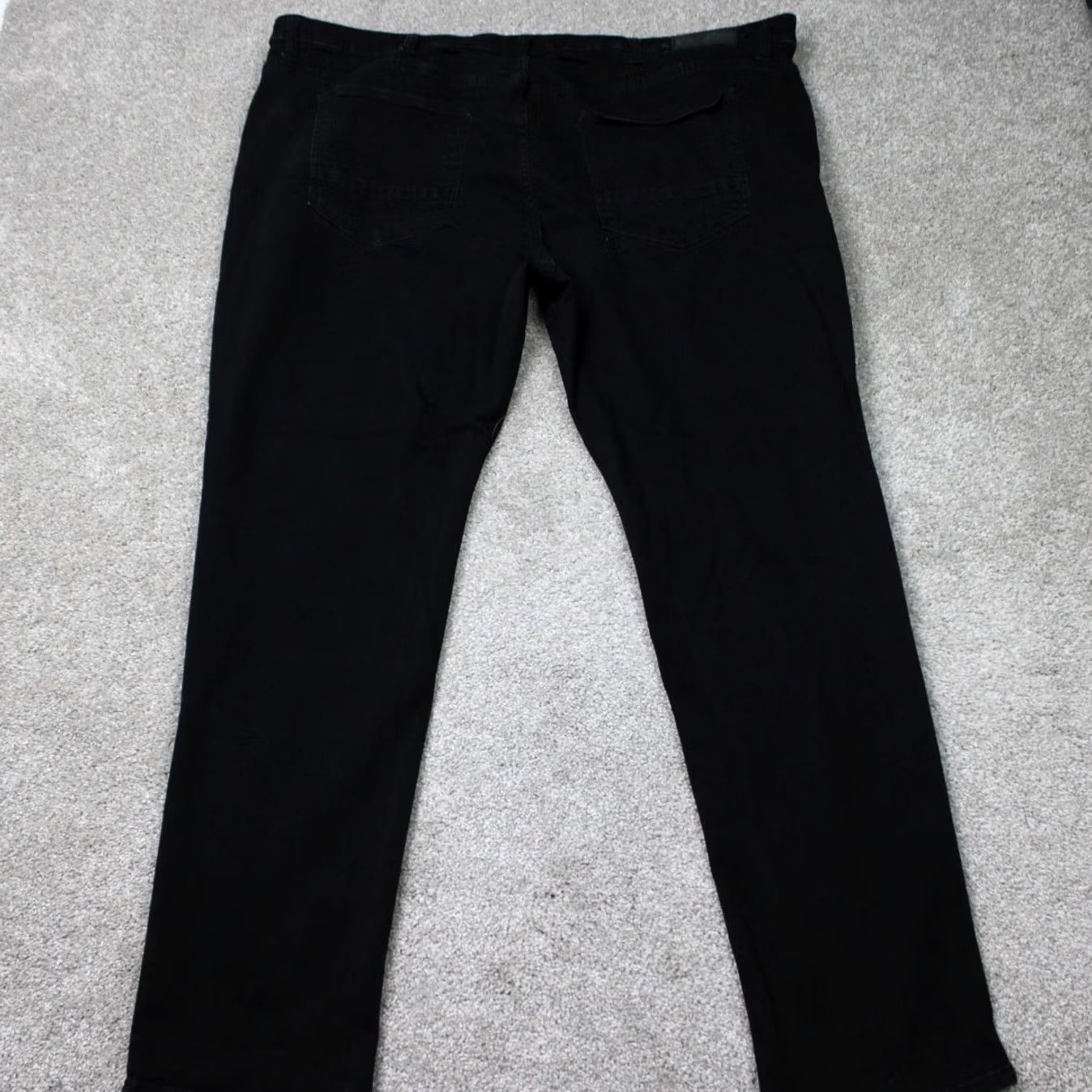 Silver Jeans Co. Silver Jeans Mens Jeans 50x34 Black Machray Denim 5-Pocket Stretch Relaxed Regular Fit Jeans Mens Size US 34 / EU 50 - 5 Thumbnail
