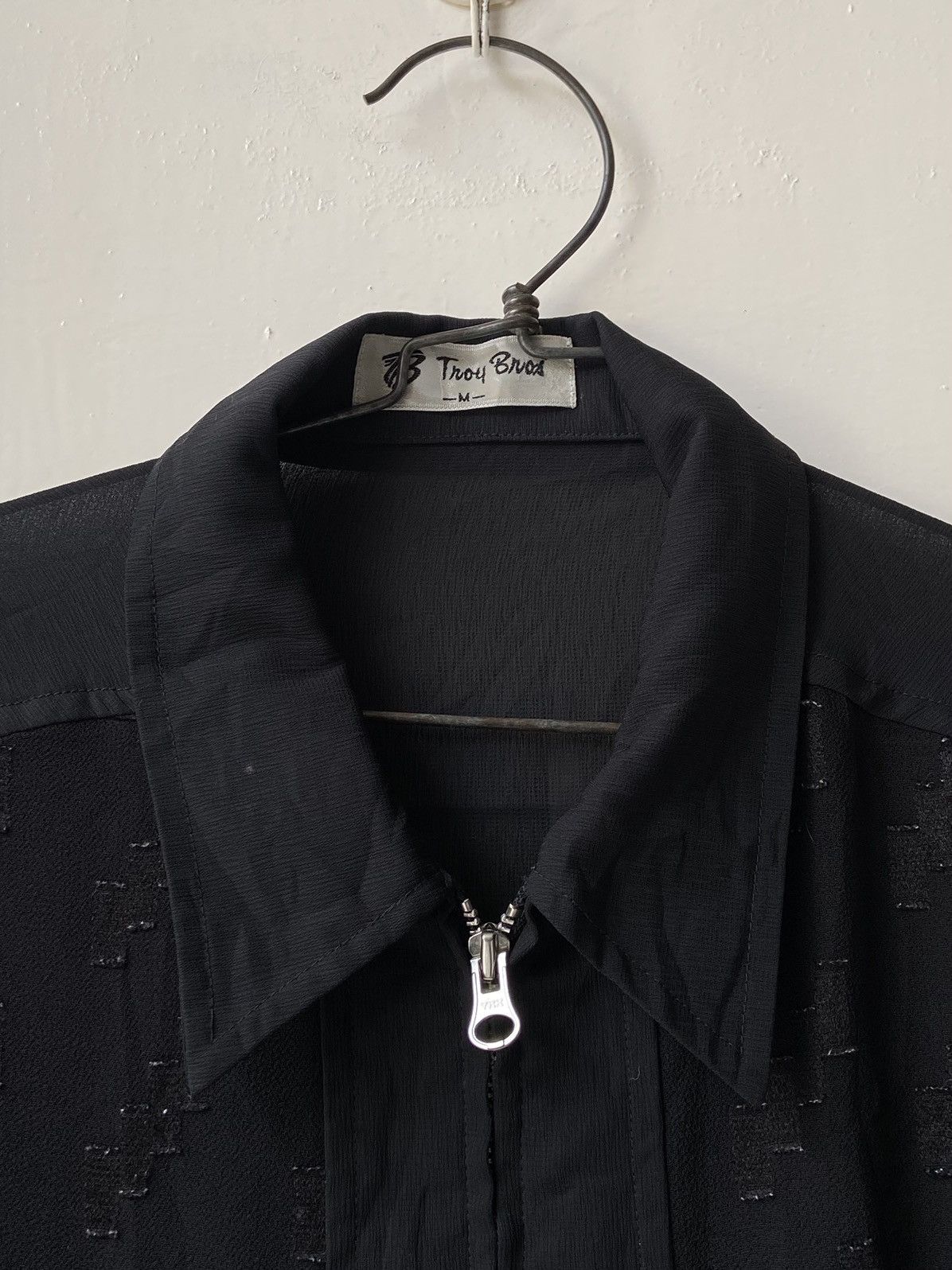 Designer × Japanese Brand TROY BROS Black Zip Shirt Size US M / EU 48-50 / 2 - 13 Thumbnail