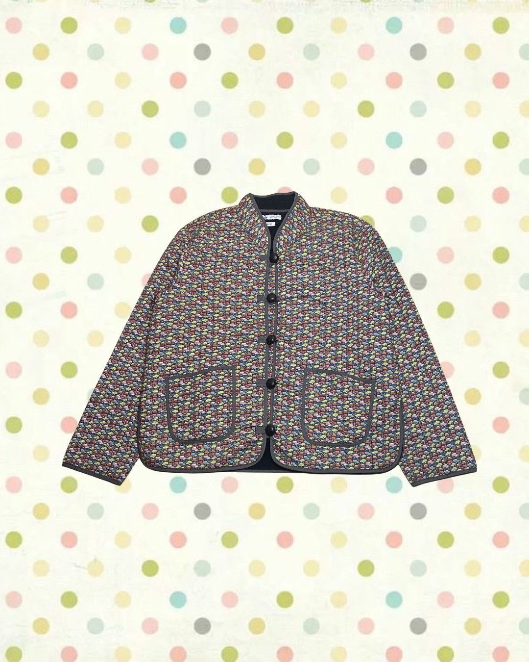 Angel Blue Angel Blue Japan AllOver Micro Print Quilted Jacket Harajuku Size M / US 6-8 / IT 42-44 - 1 Thumbnail