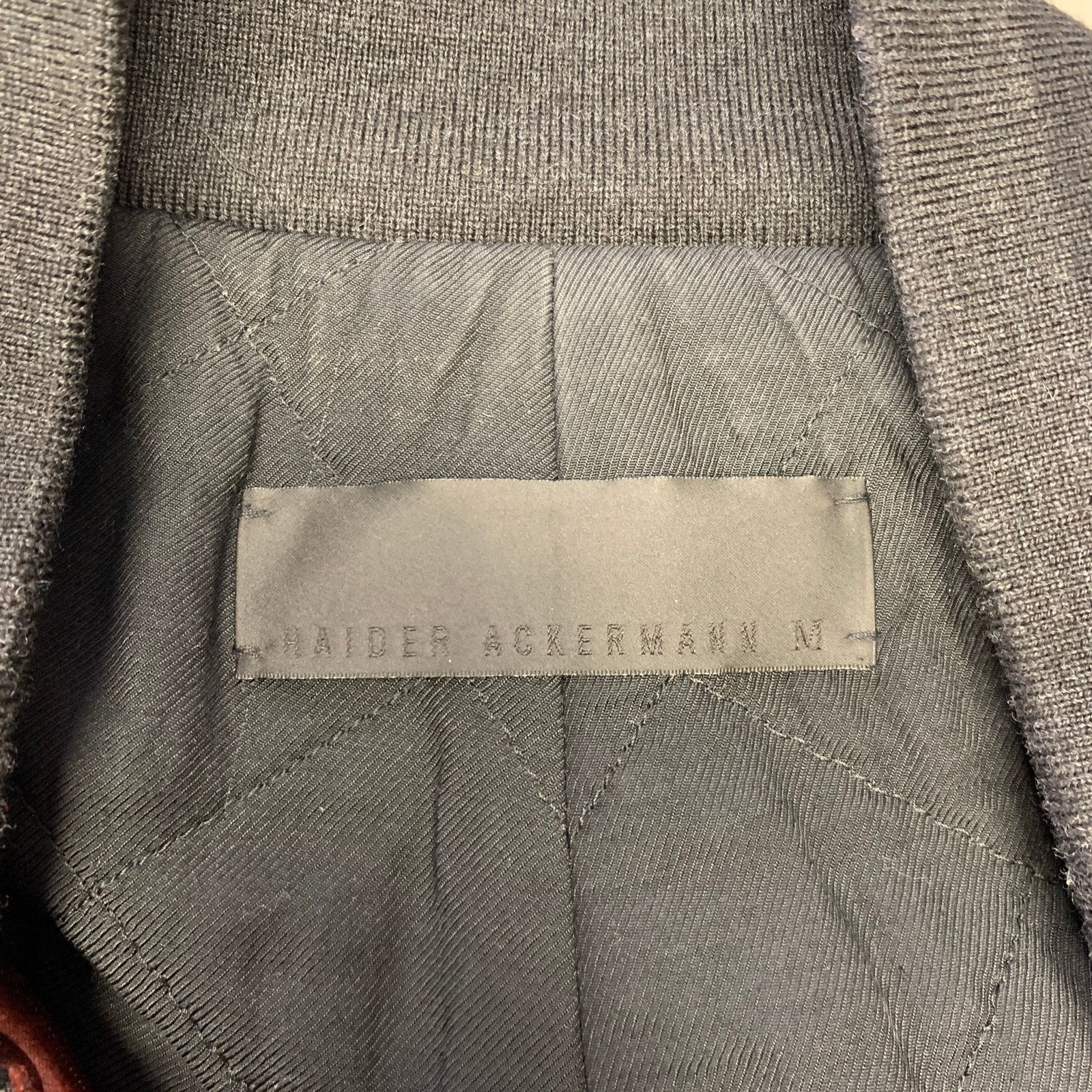 Haider Ackermann HAIDER ACKERMANN Size M Burgundy Velvet Rayon Bomber Jacket Size M / US 6-8 / IT 42-44 - 5 Thumbnail