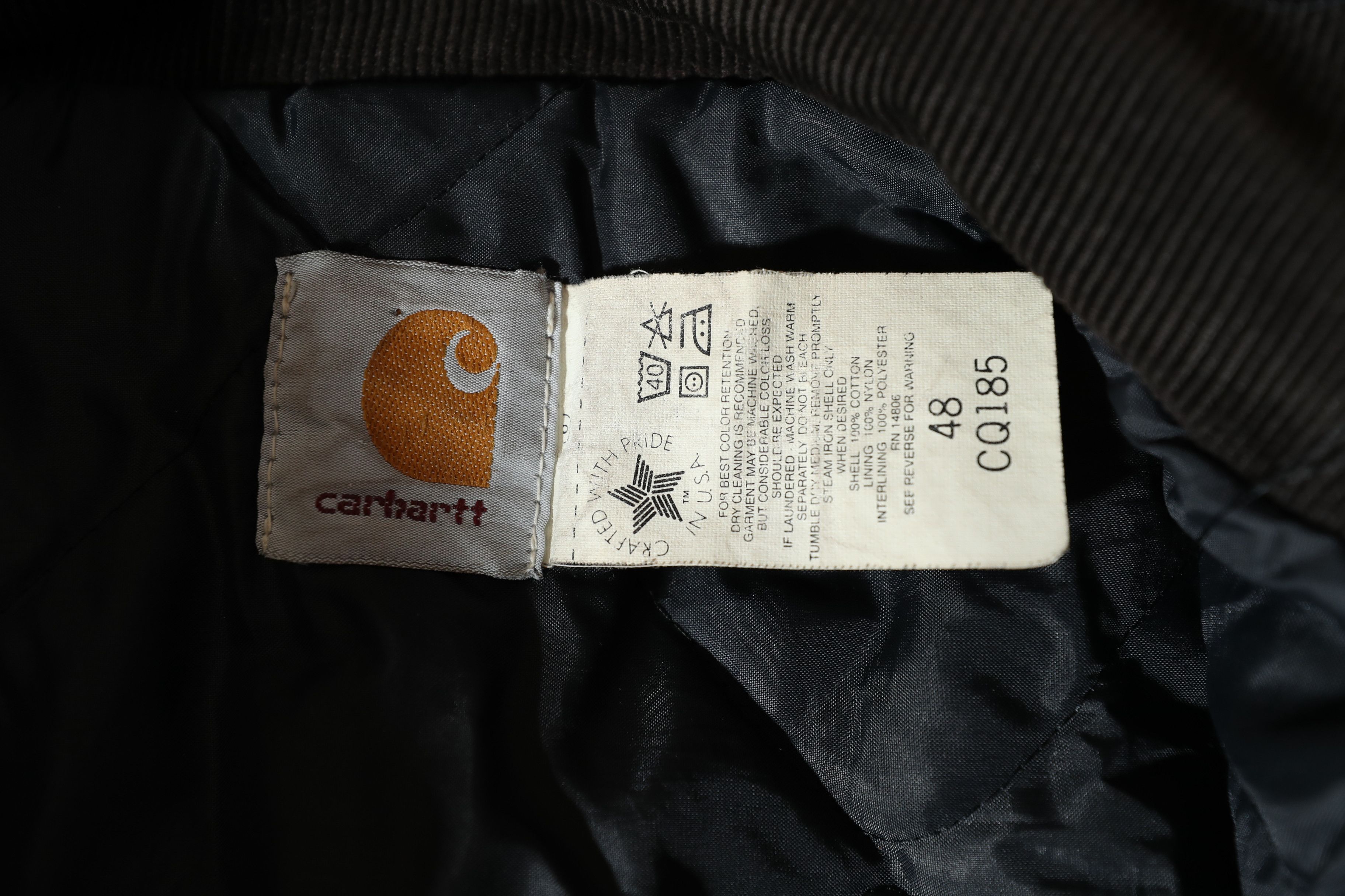 Carhartt Carhartt CQ185 Black Duck Arctic Quilt Lined Jacket (48) Size US M / EU 48-50 / 2 - 12 Thumbnail
