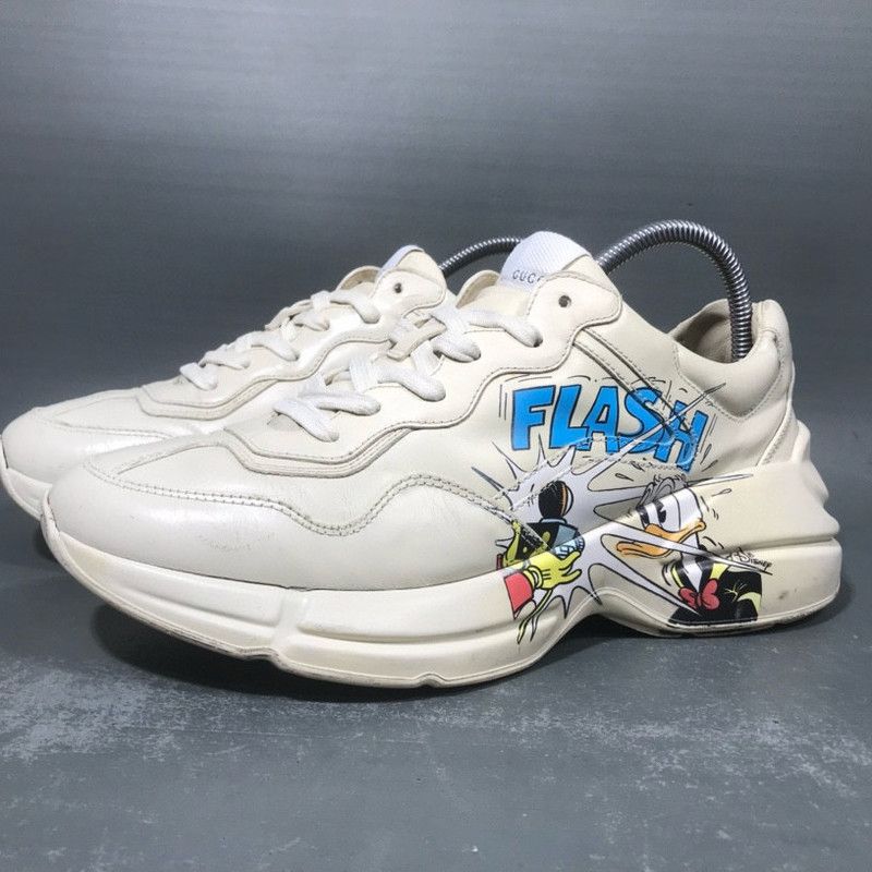 Gucci Gucci Rhyton Donald Duck Sneakers for Men 0079 Size US 9.5 / EU 42-43 - 1 Thumbnail