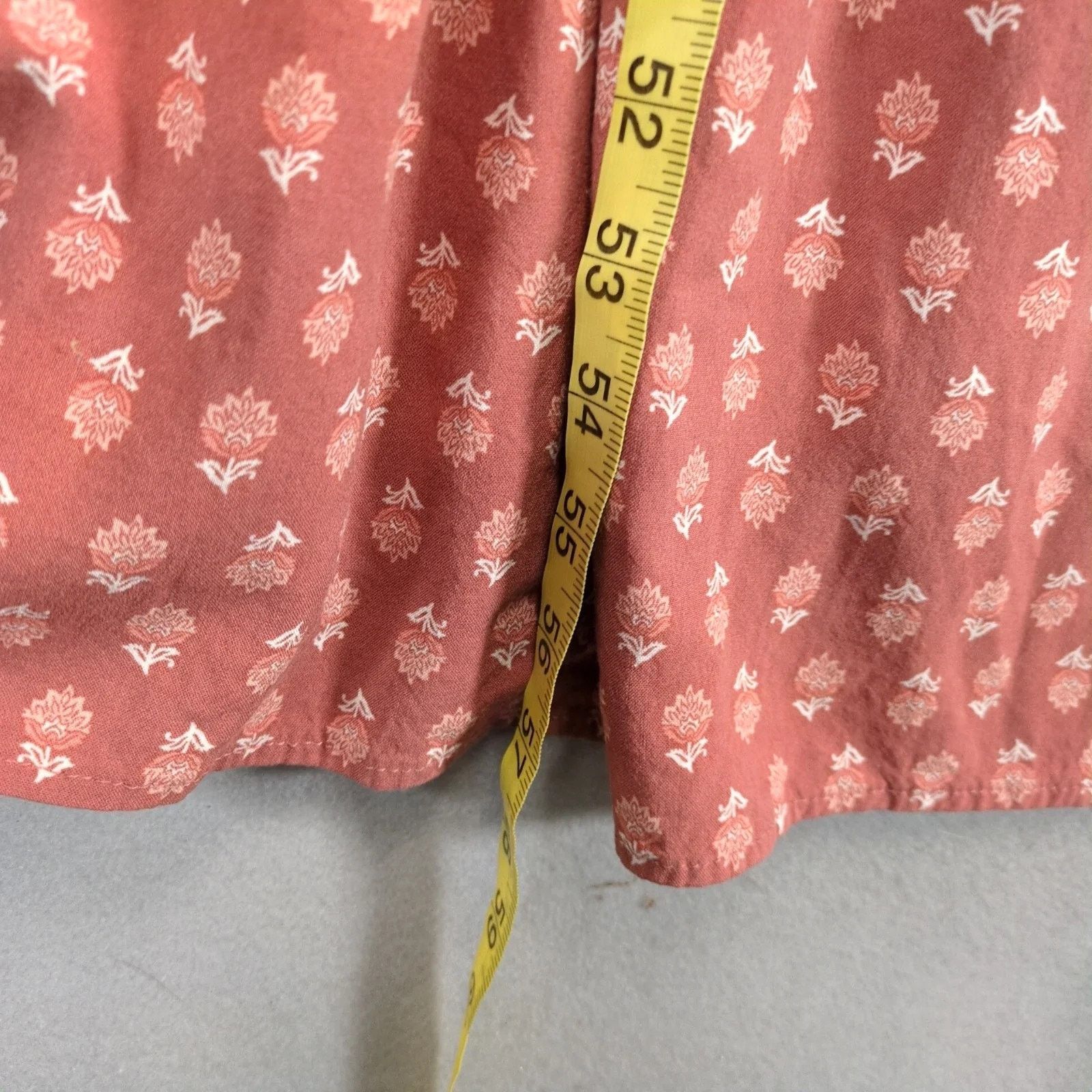 Lucky Brand Lucky Brand Ditsy Floral Tiered Maxi Dress L Elastic Waist Size L / US 10 / IT 46 - 7 Thumbnail